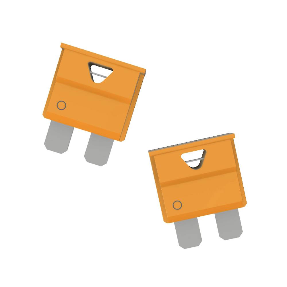 Offgridtec 1,5m 6mm² Batteriekabel M8 mit Flachsicherungshalter, 40A Sicherung und Polklemmen