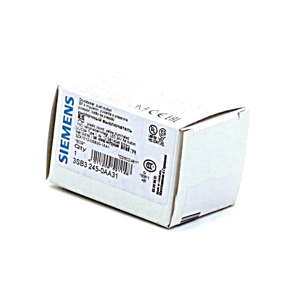 Siemens Drucktaster gelb (3SB3245-0AA31)
