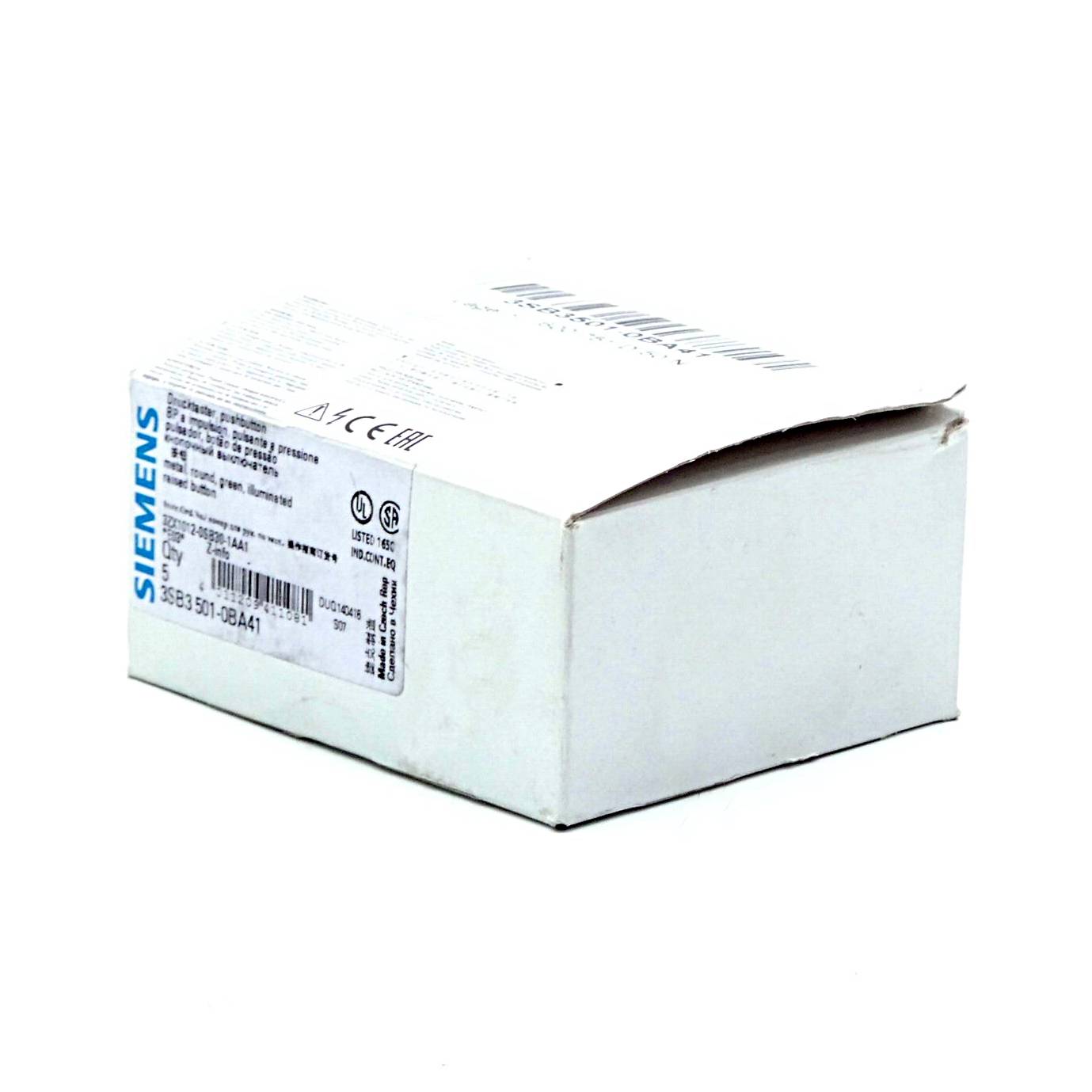 Siemens 5 Stück Drucktaster grün (3SB3501-0BA41)