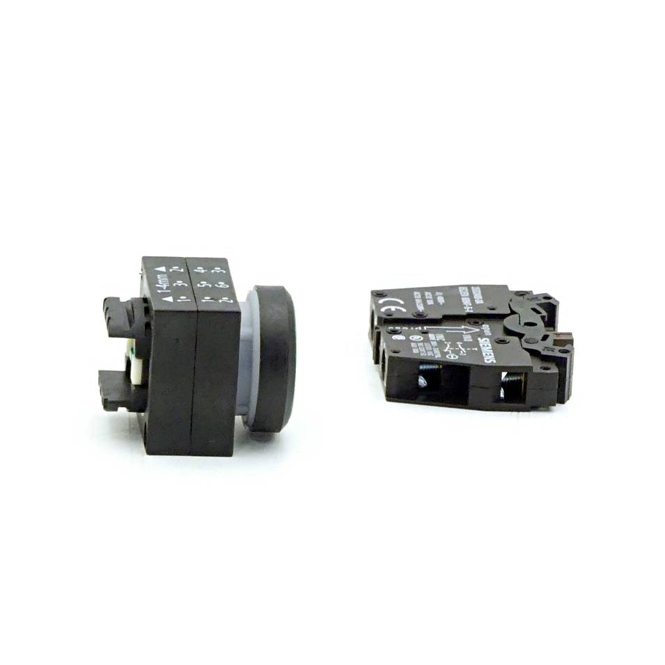 Siemens 2 Stück Drucktaster grün (3SB3201-0AA41)