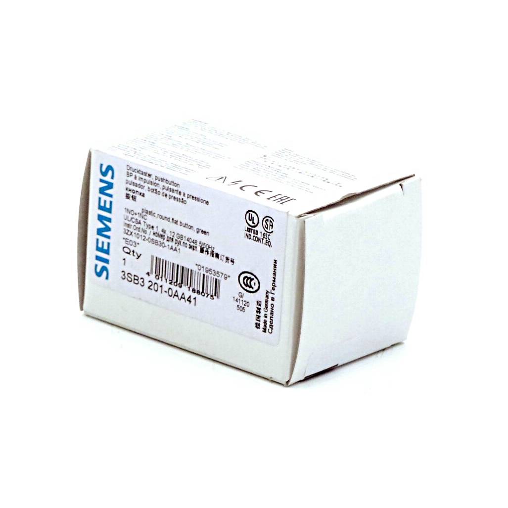 Siemens 2 Stück Drucktaster grün (3SB3201-0AA41)