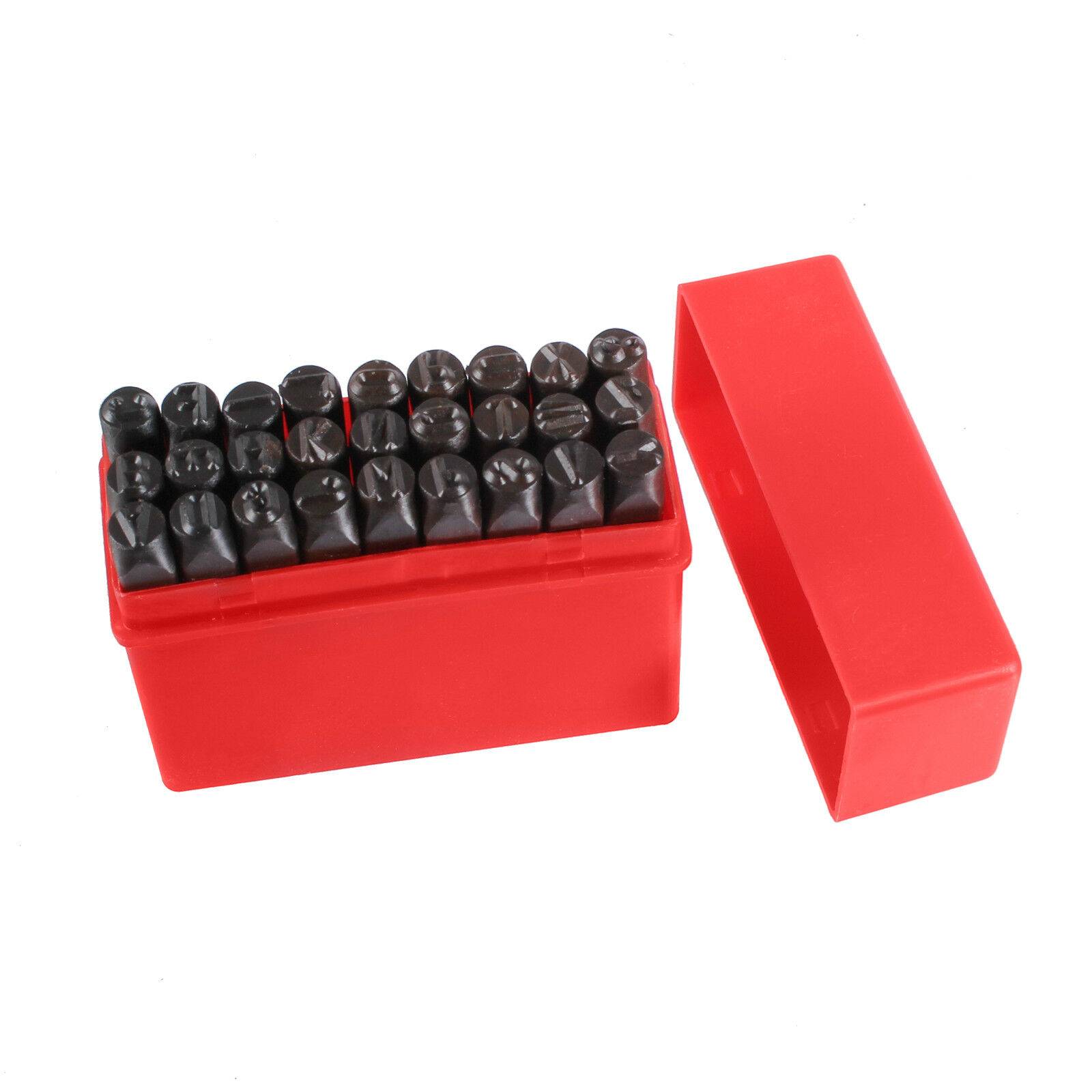 Schlagzahlen Schlagbuchstaben SET Schlagstempel Prägestempel Einschlagzahlen Buchstaben 27-tlg. 5mm