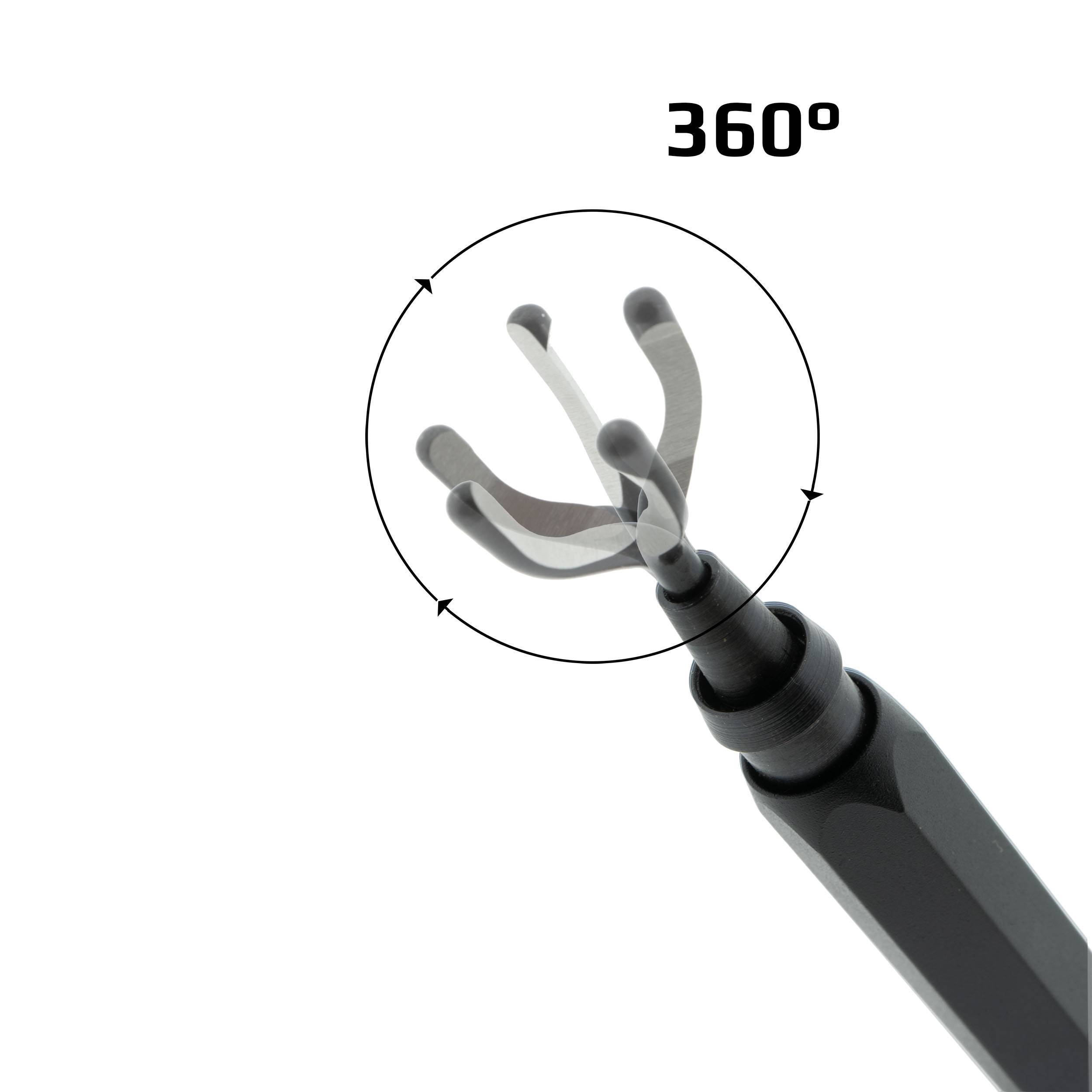 Profi Handentgrater mit 11 Klingen 360° für Metall, Kunststoff, Edelstahl