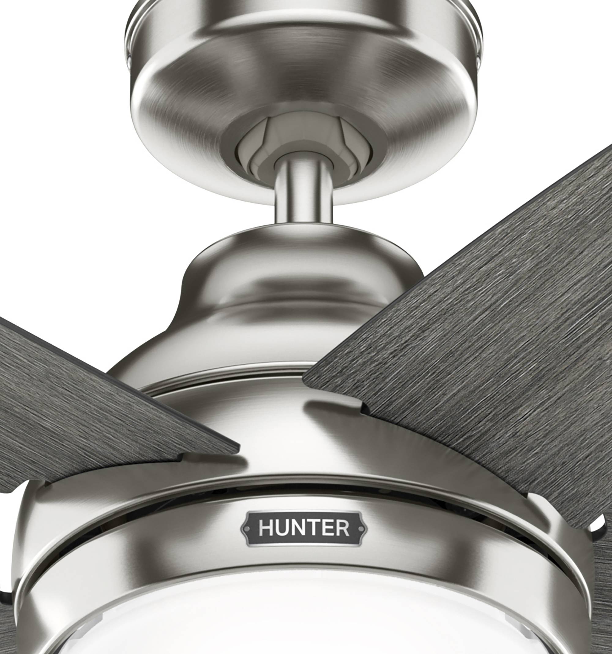 Deckenventilator Bernard Nickel mit Licht & Fernbedienung