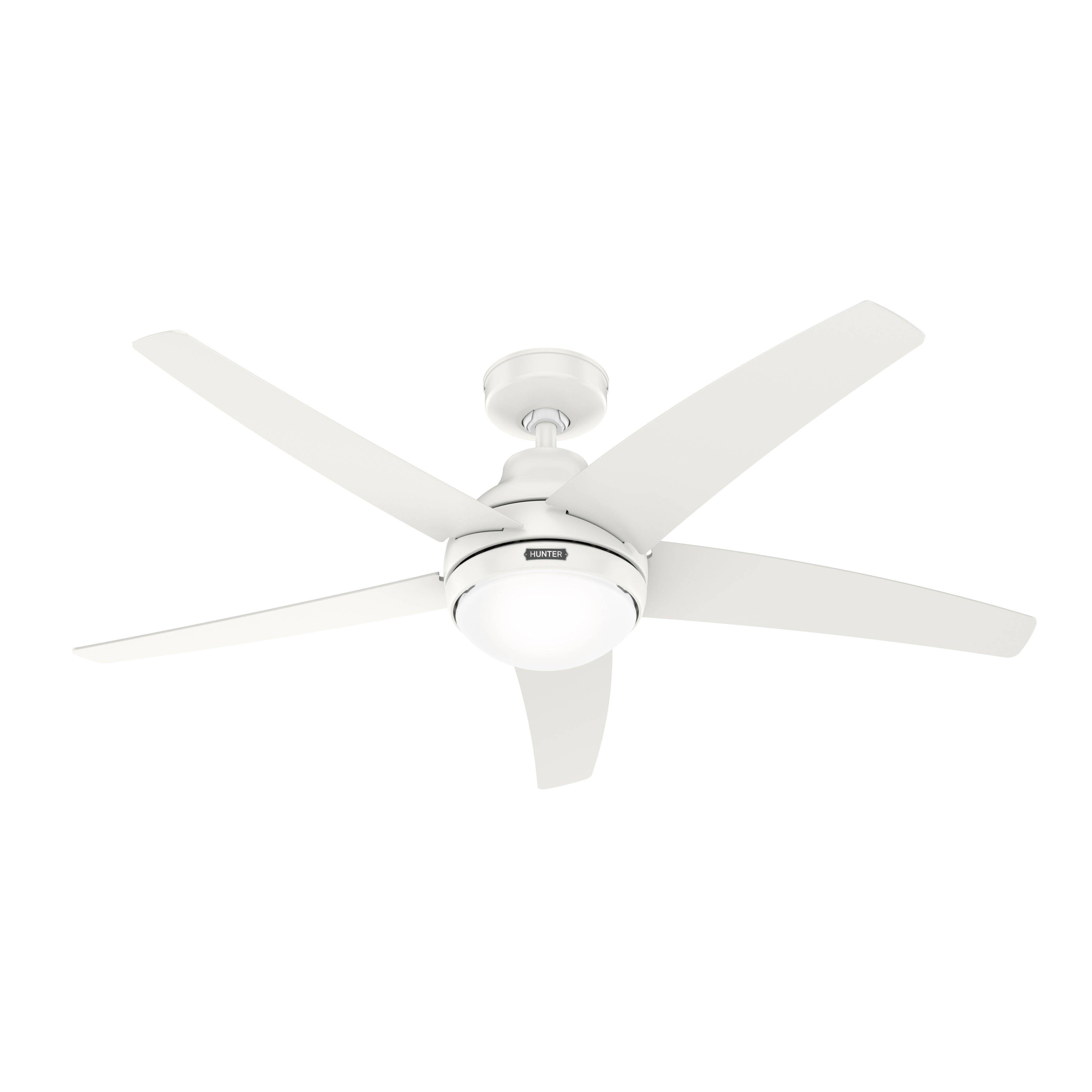 Deckenventilator Bernard Weiß mit Licht & Fernbedienung