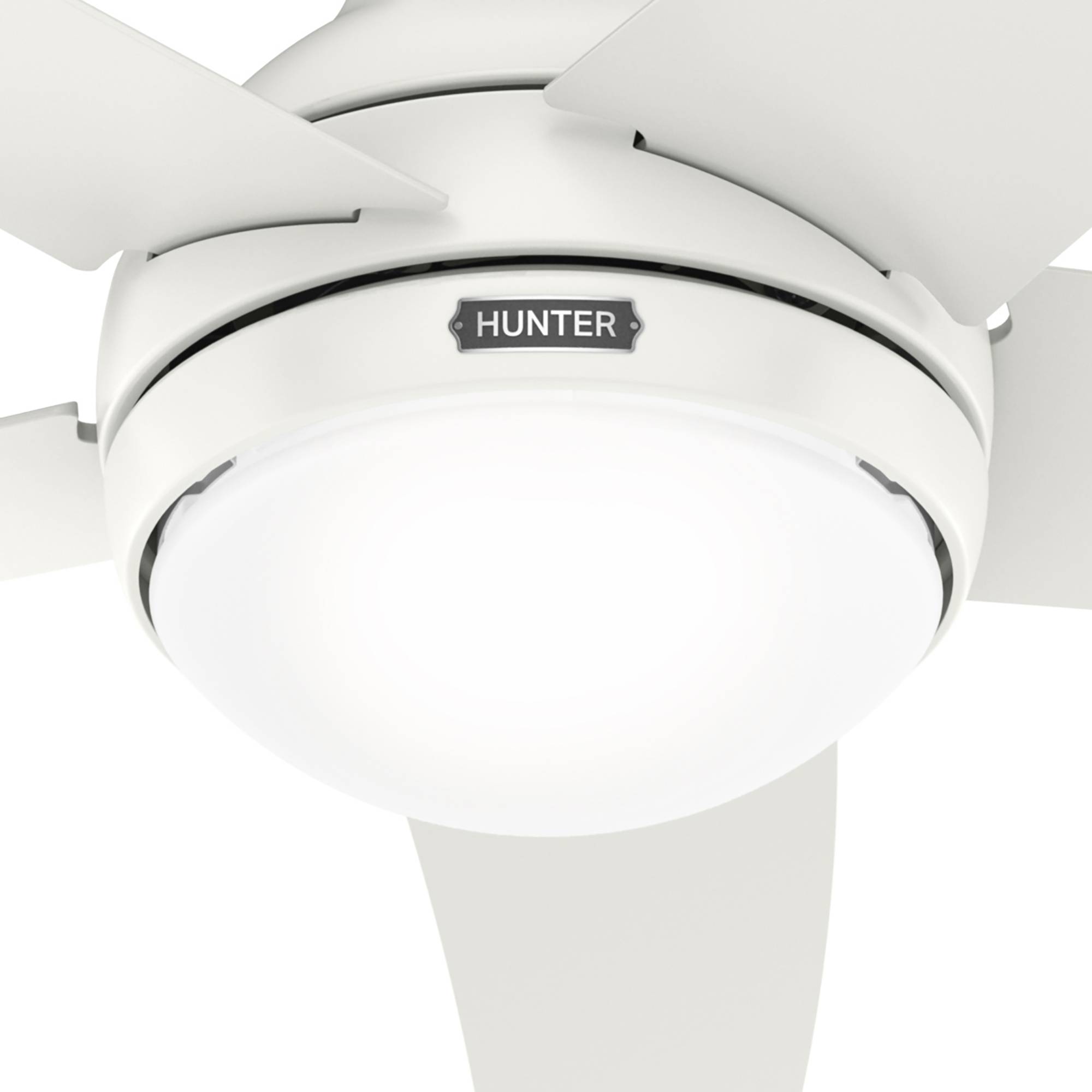 Deckenventilator Bernard Weiß mit Licht & Fernbedienung