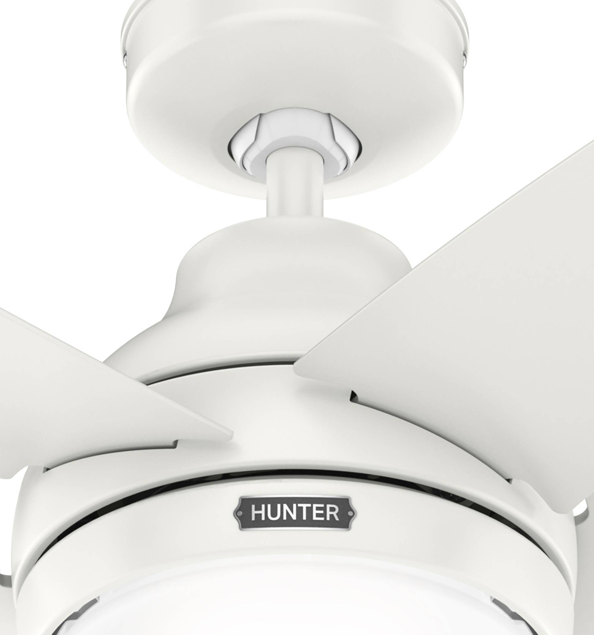 Deckenventilator Bernard Weiß mit Licht & Fernbedienung