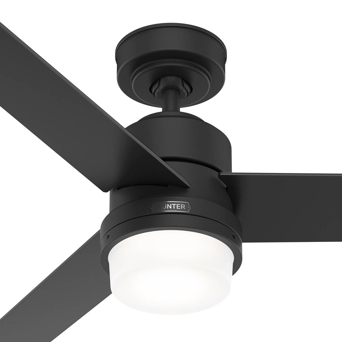 Deckenventilator Greenville Schwarz mit Licht
