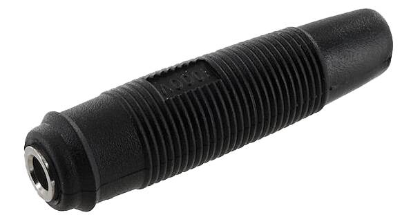 ECON CONNECT Kabelbuchse 4 mm, schwarz, mit Lötanschluss