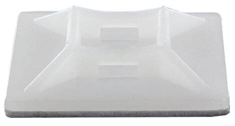 ECON CONNECT Kabelbinderhalter 19x19 mm, selbstklebend, natur