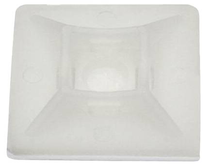 ECON CONNECT Kabelbinderhalter 19x19 mm, selbstklebend, natur