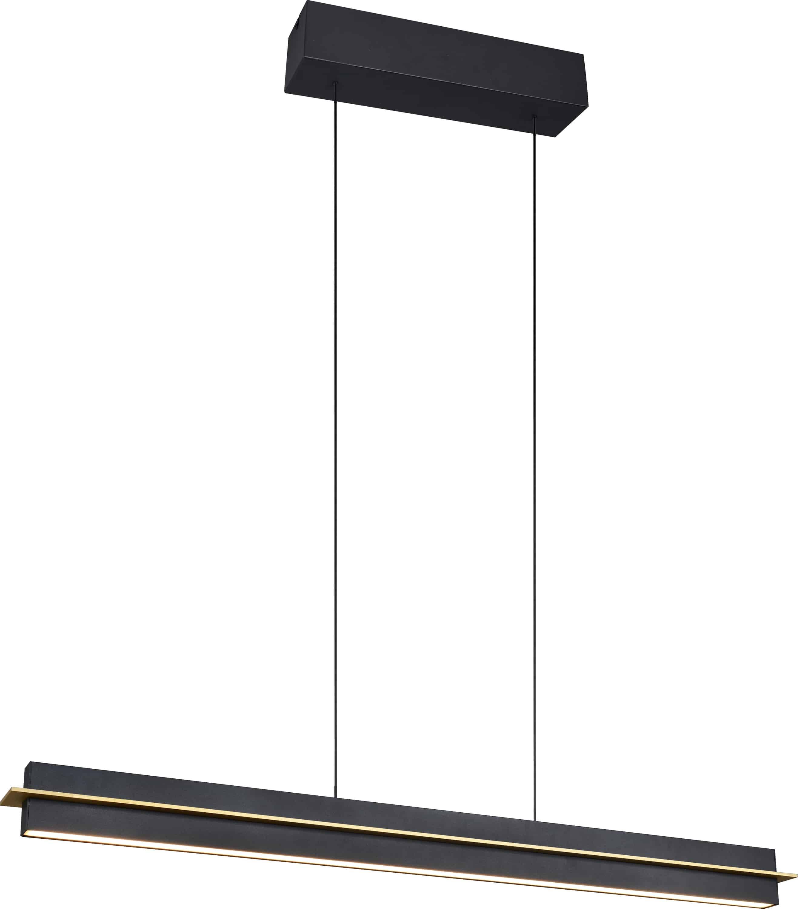 TRIO LED-Pendelleuchte EMERSON 346710180, 22 W, 2500 lm, schwarz