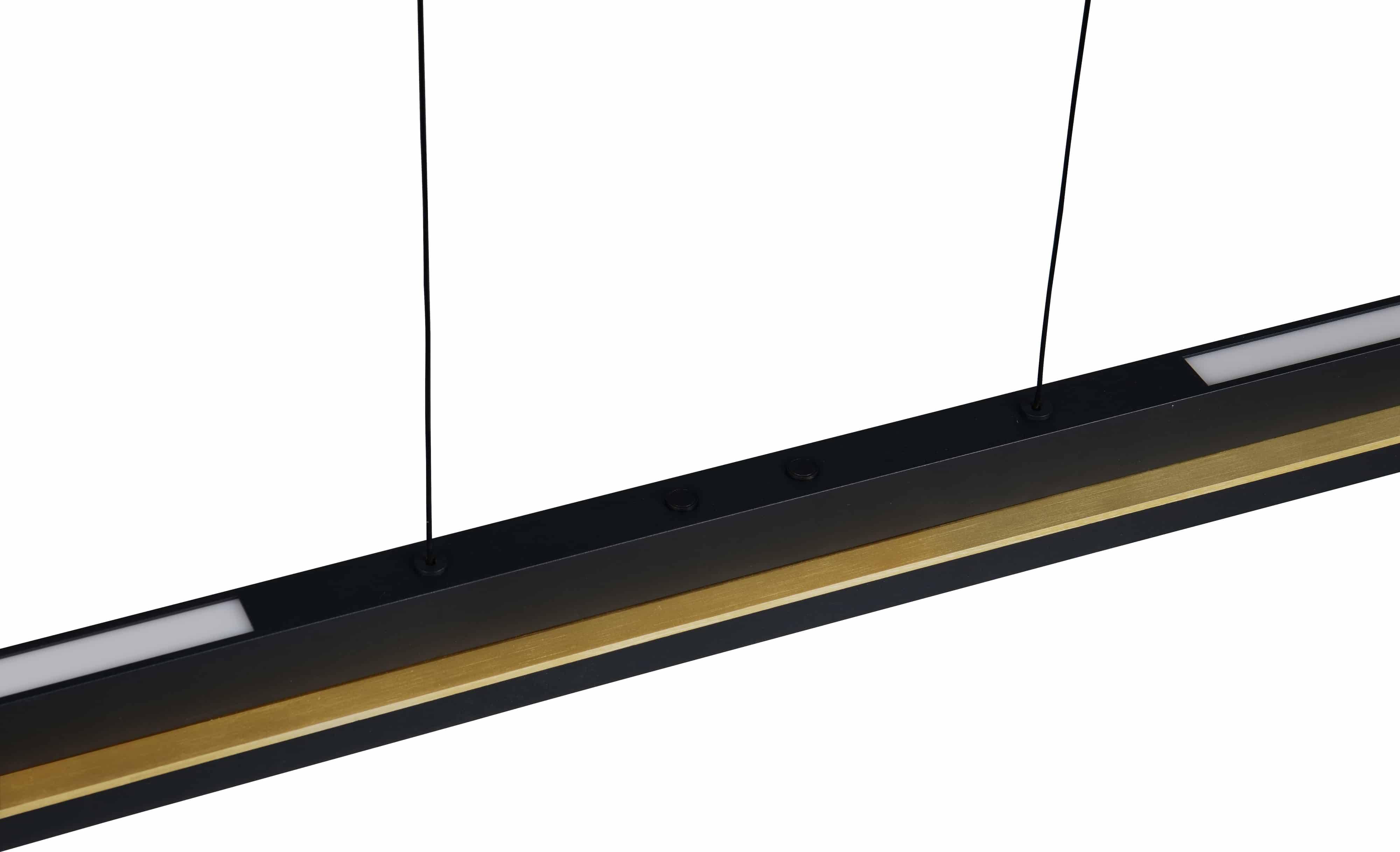 TRIO LED-Pendelleuchte EMERSON 346710180, 22 W, 2500 lm, schwarz