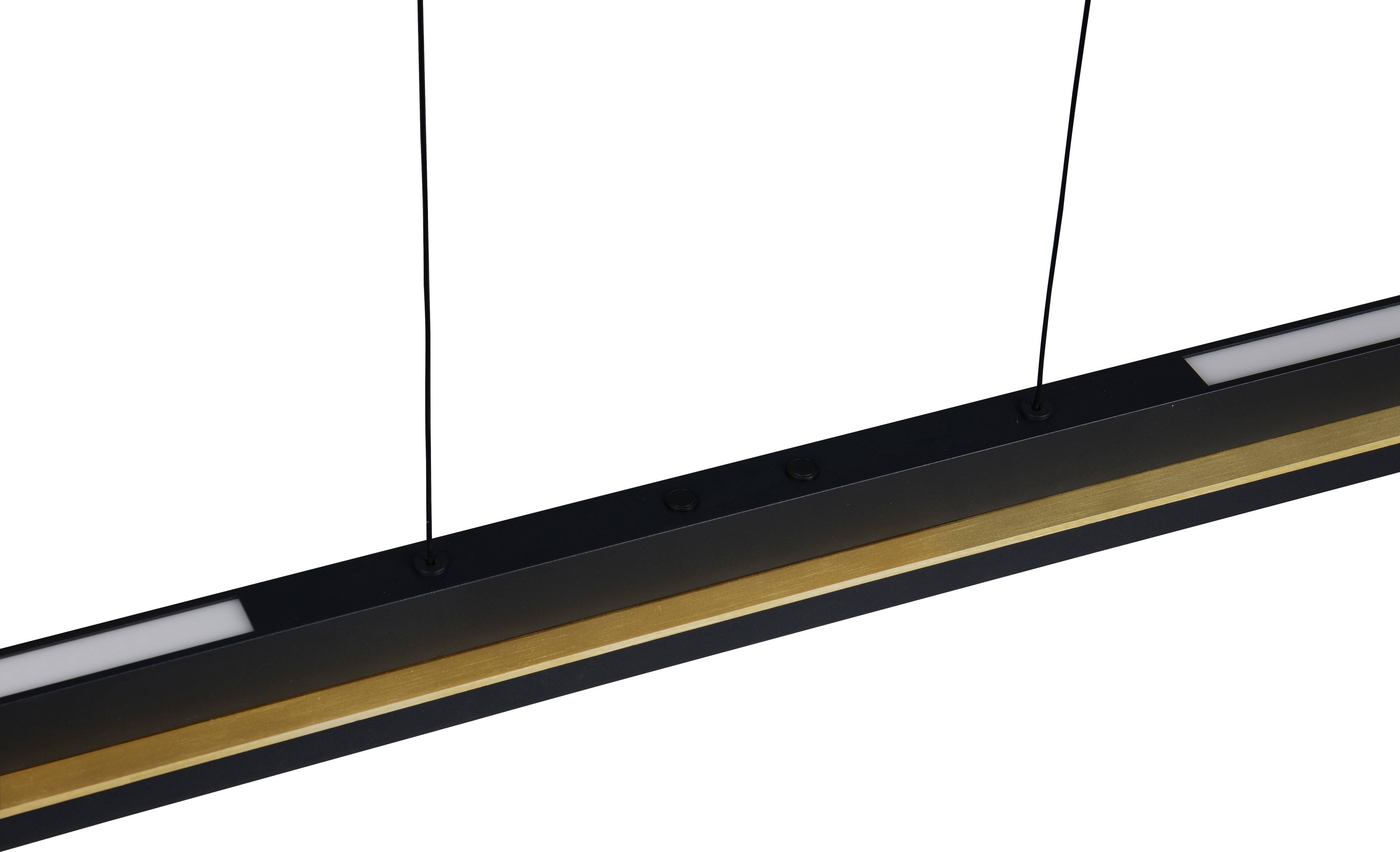 TRIO LED-Pendelleuchte EMERSON 346710180, 22 W, 2500 lm, schwarz