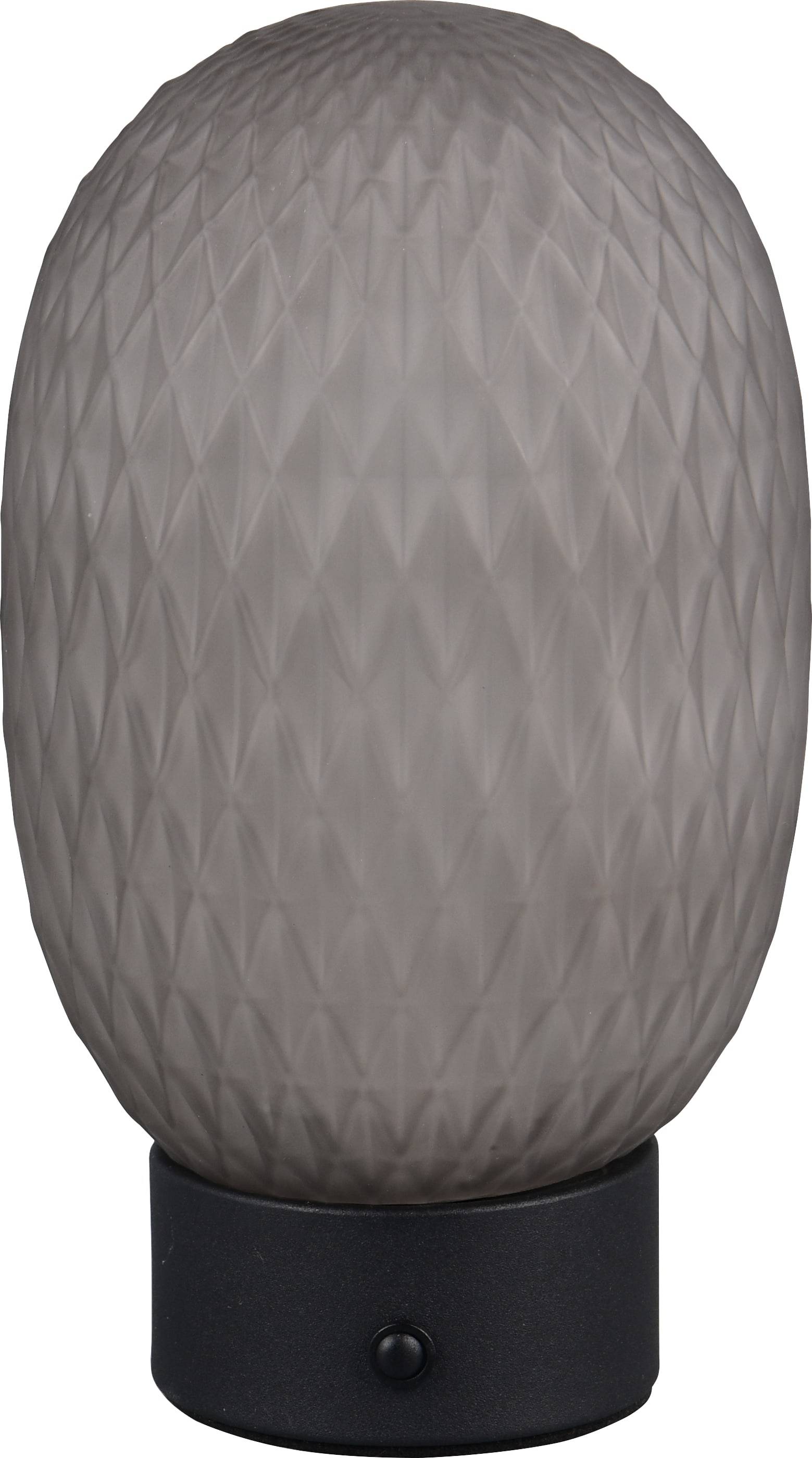 TRIO LED-Akku-Tischleuchte FACETTE, 564210154, 1,5W, 140lm, 3000K, rauch