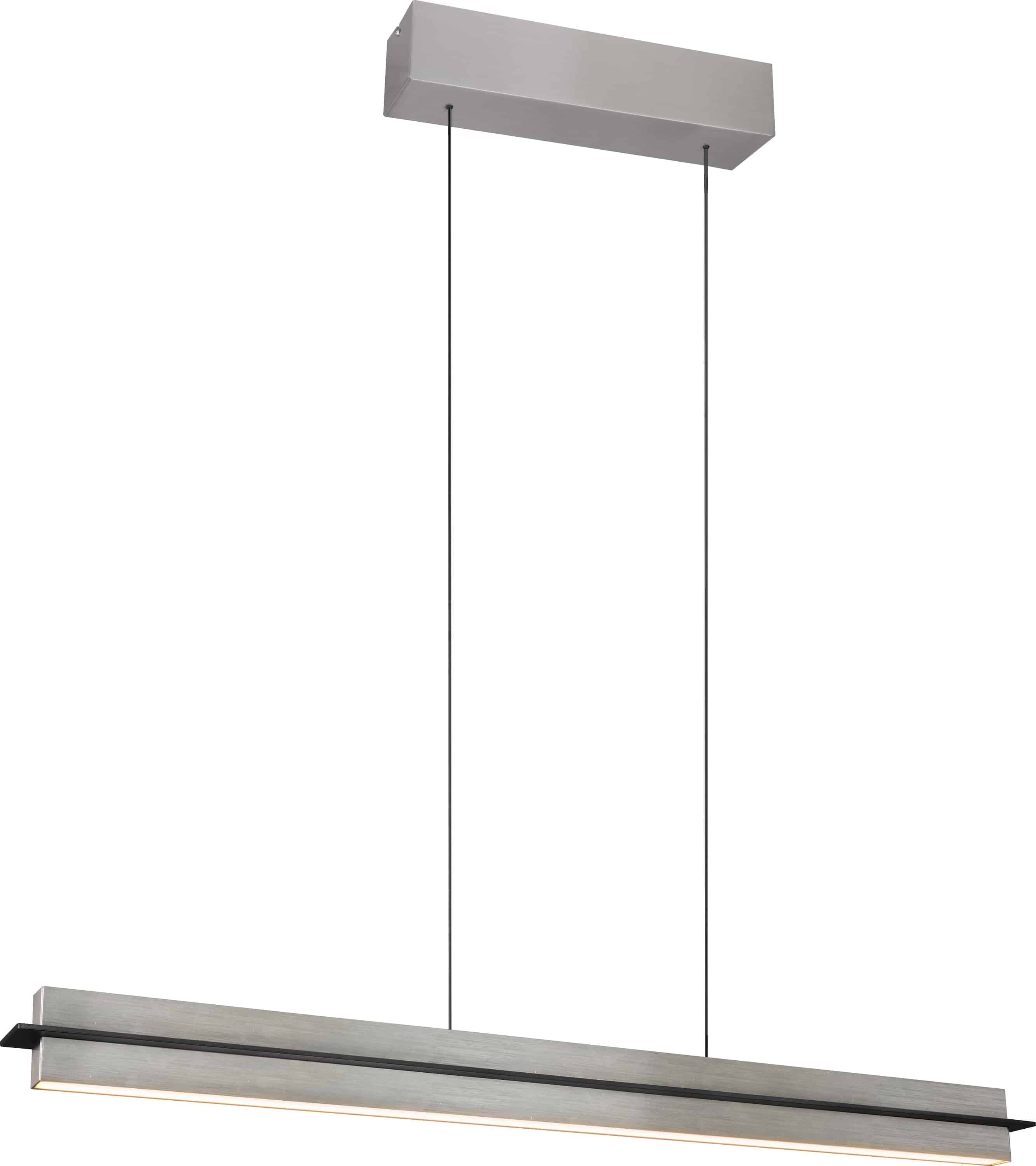 TRIO LED-Pendelleuchte EMERSON 346710107, 22 W, 2500 lm, nickel
