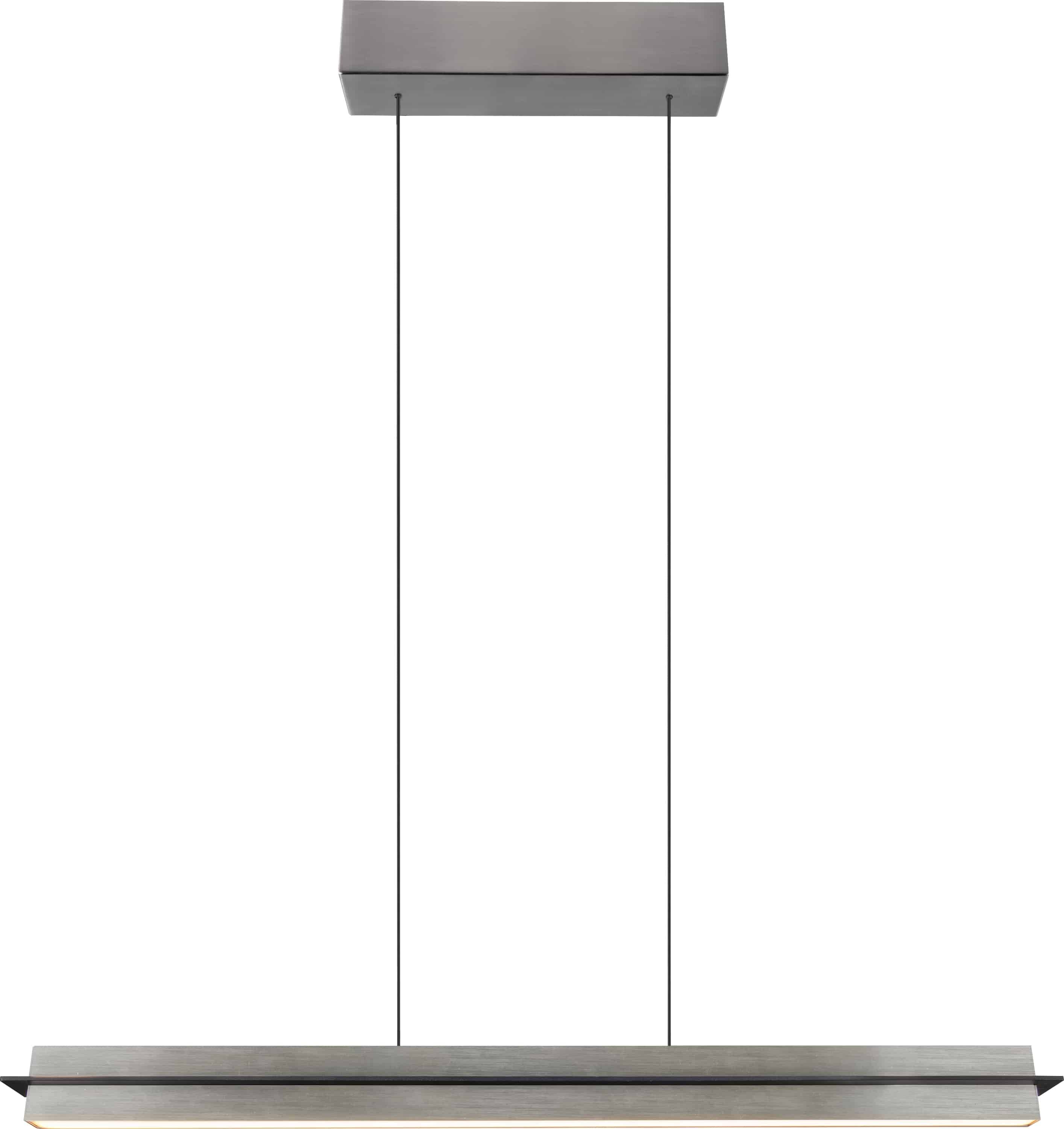TRIO LED-Pendelleuchte EMERSON 346710107, 22 W, 2500 lm, nickel