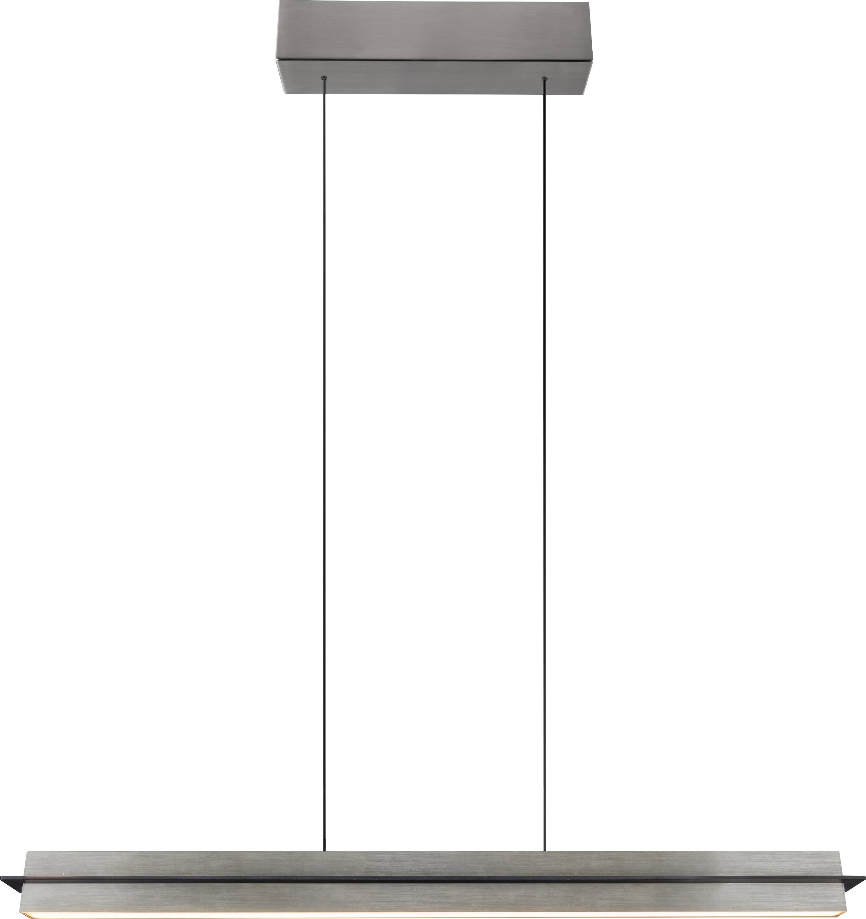 TRIO LED-Pendelleuchte EMERSON 346710107, 22 W, 2500 lm, nickel