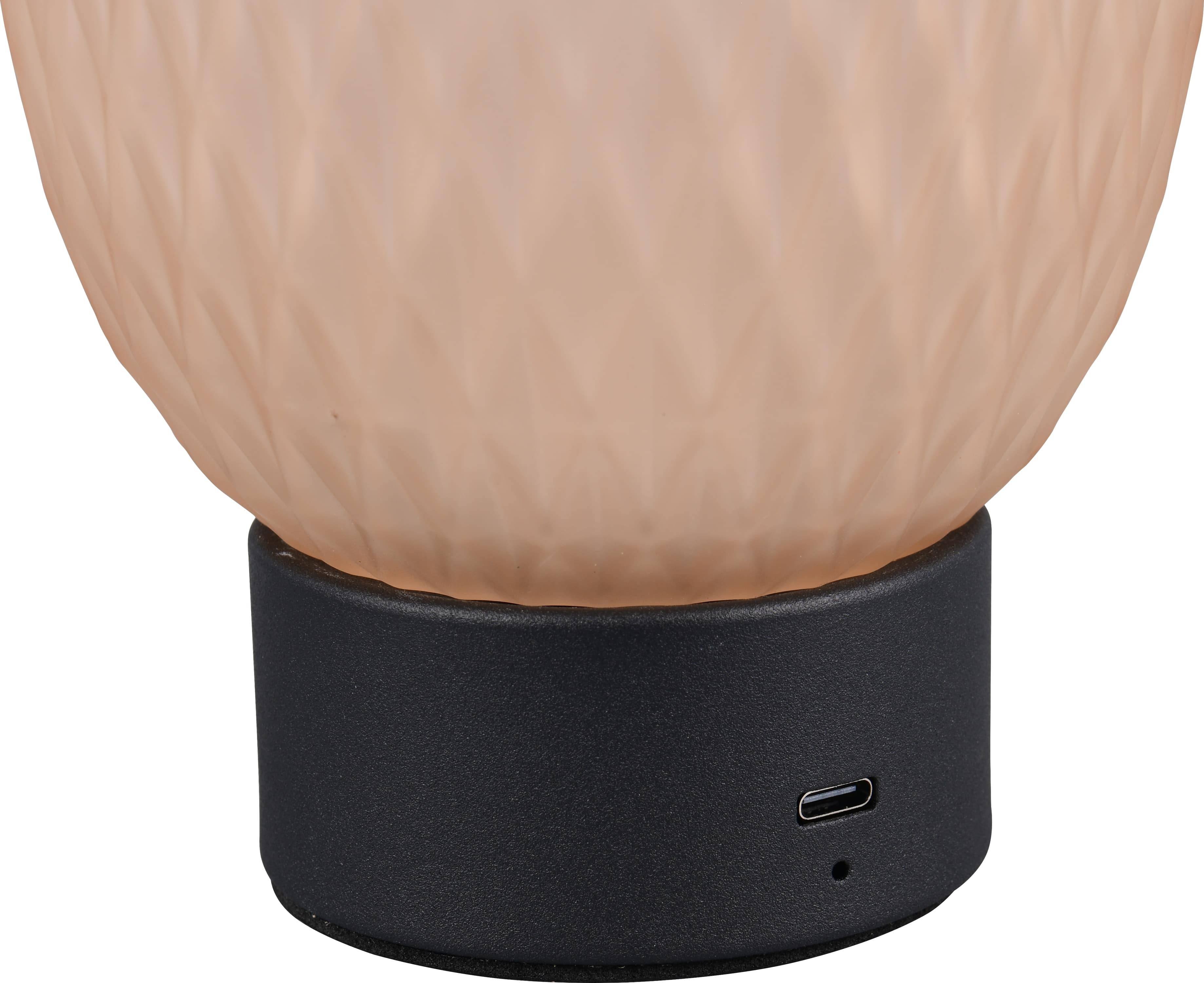 TRIO LED-Akku-Tischleuchte FACETTE, 564210113, 1,5W, 140lm, 3000K, amber