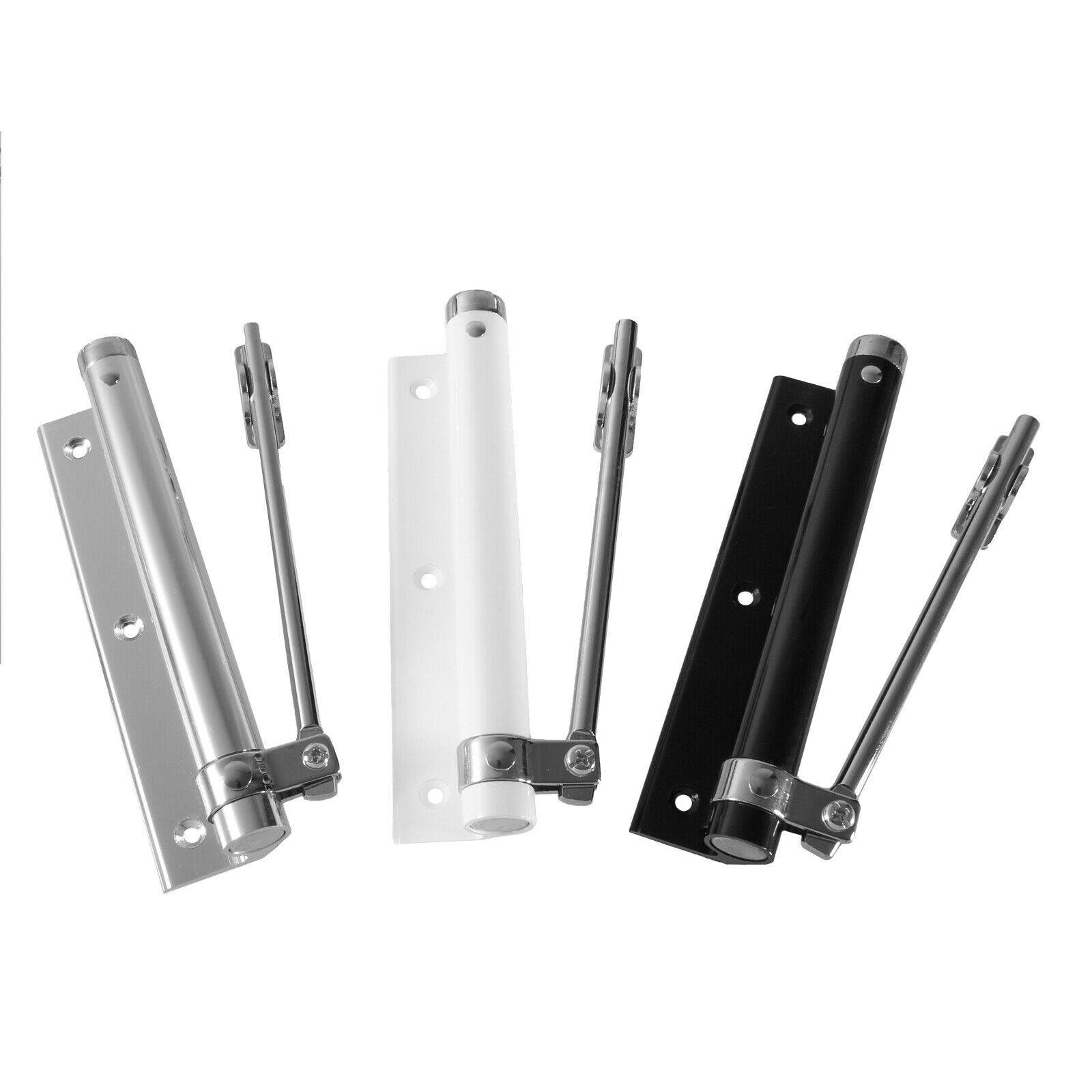 Türschließer Stangentürschließer Federschließer Feder Automatik universal bis 55kg Schwarz