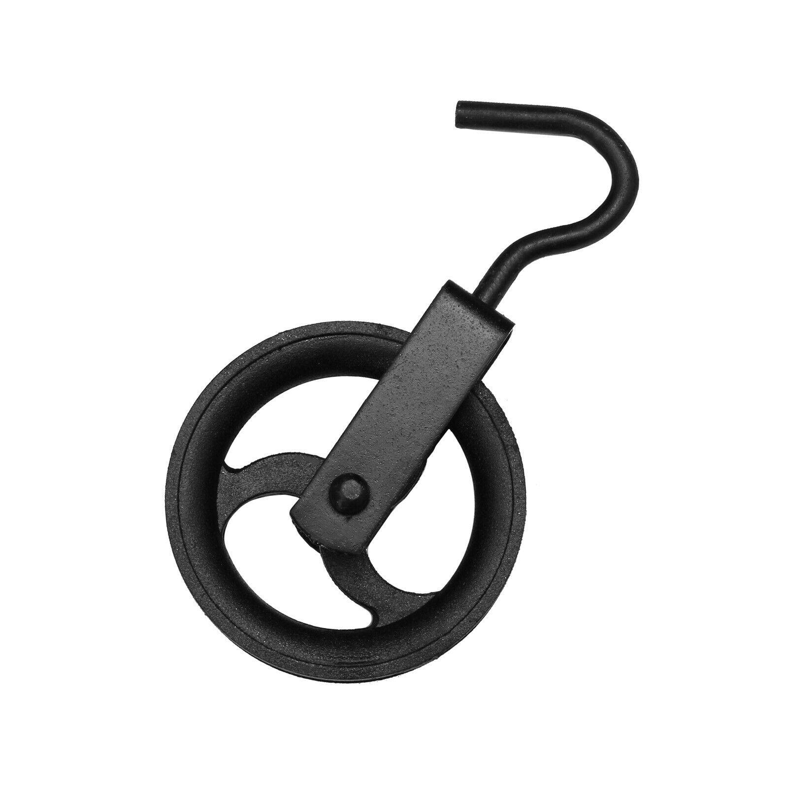 Umlenkrolle Seilrolle Heberolle Baurolle Bauaufzug Flaschenzug Vogelrolle Haken 140mm