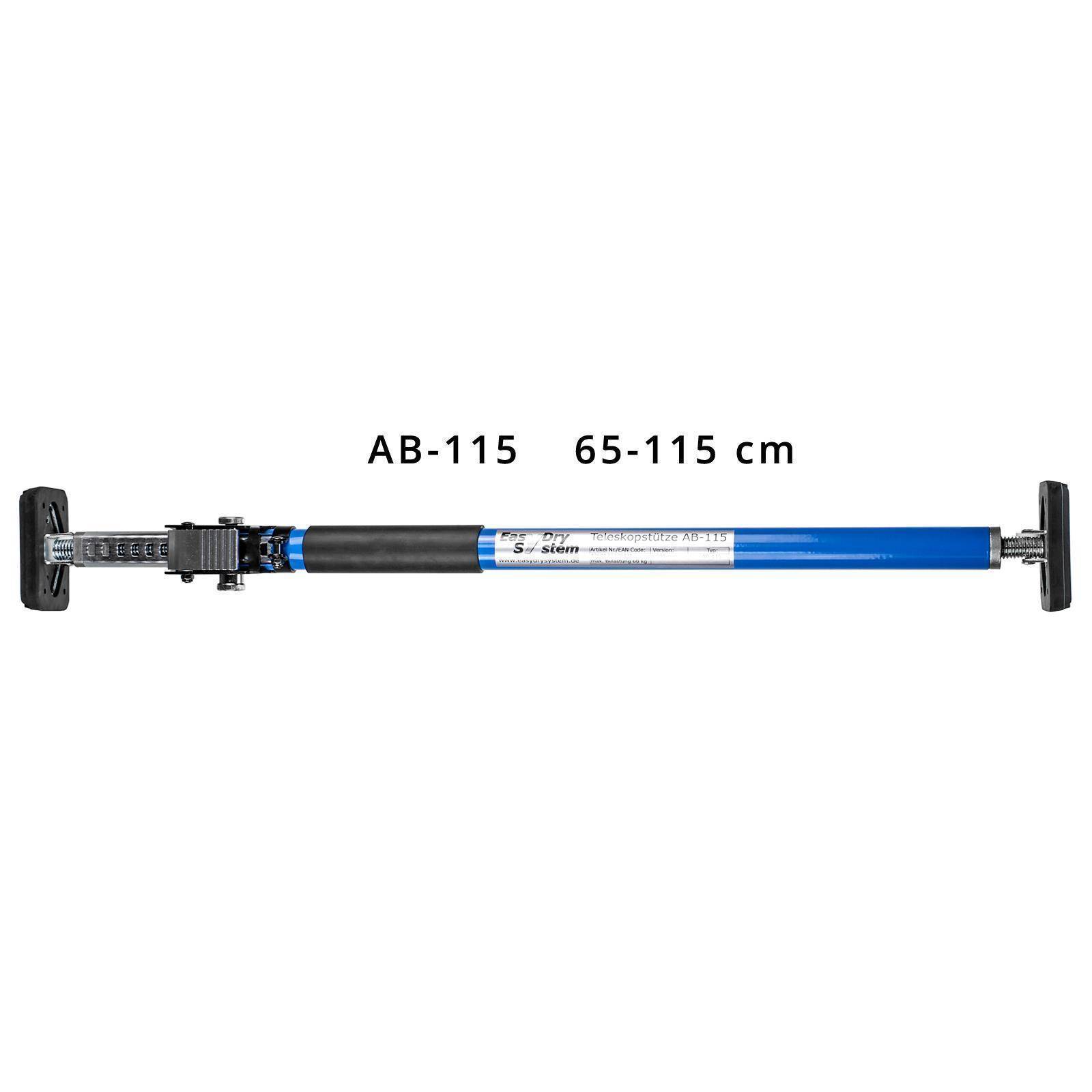 Set - Katzenschutznetz Dunkelgrün (drahtverstärkt) 4x3 m + 2 Teleskopstützen Blau 65-115 cm