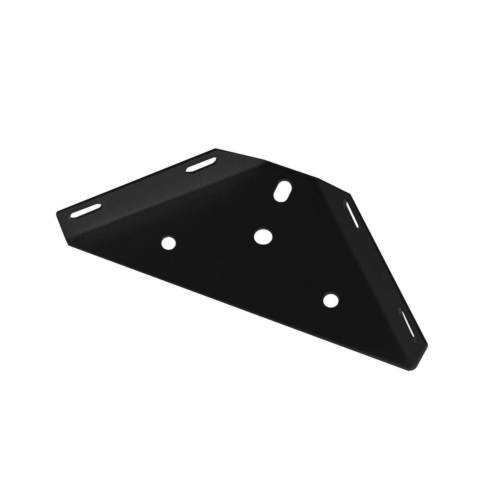 Winkelverbinder Bettverbinder Bettwinkel Eckwinkel Winkel Bettbeschlag Verbinder 140x140x30mm / Schwarz