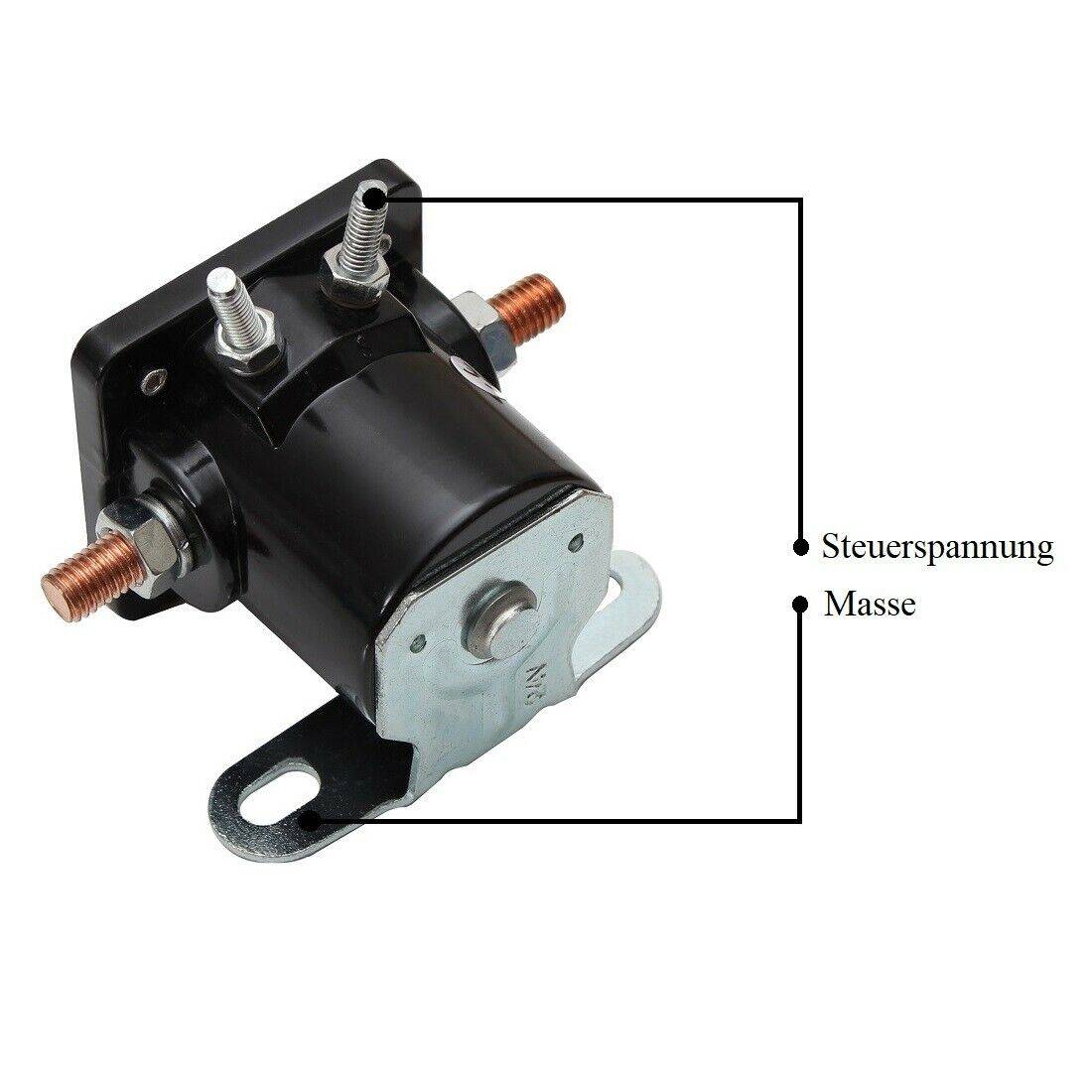 Anlasserrelais Starterrelais Relais 12V 24V 150A Hochleistungsrelais Trennrelais 12V