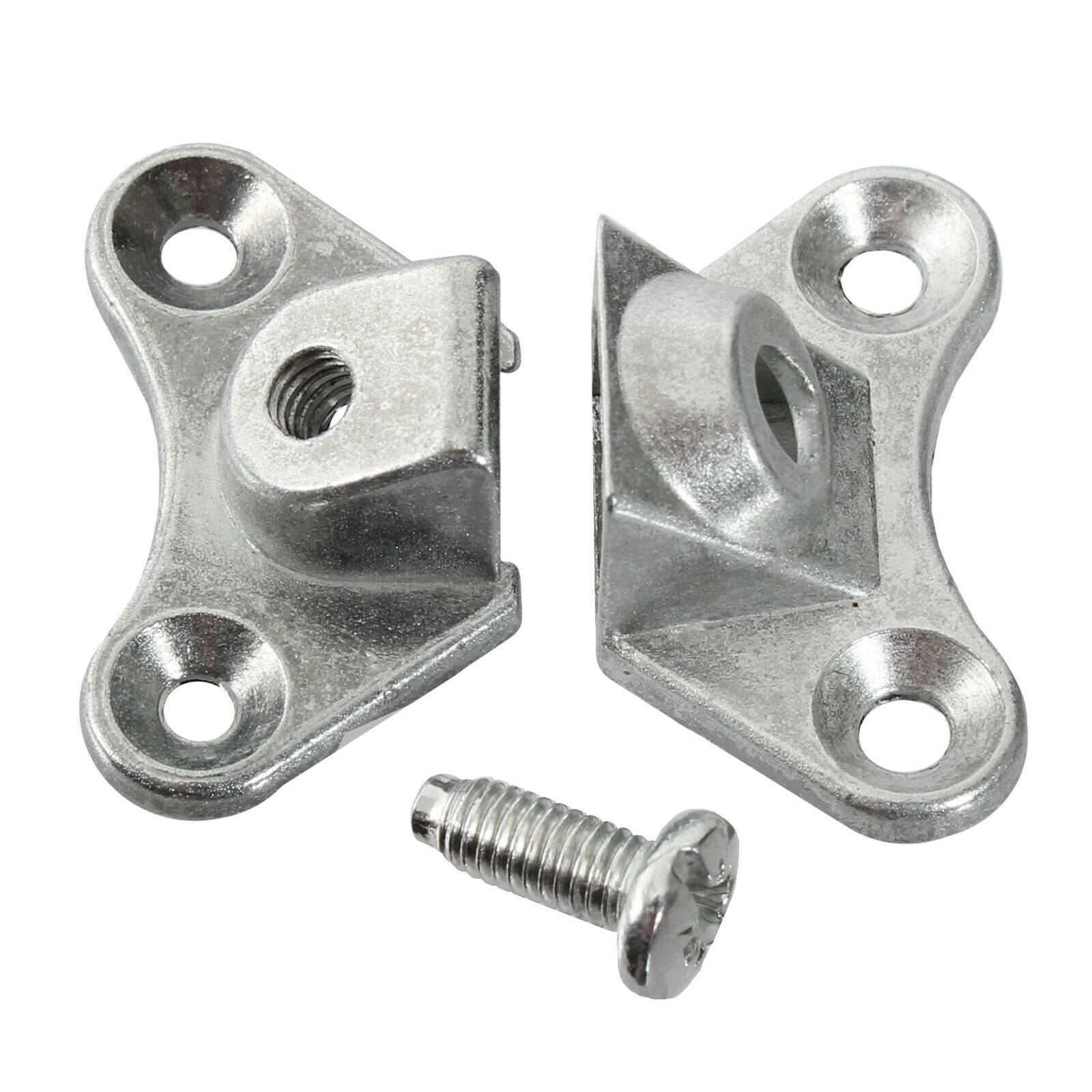 4x Metall Stuhlwinkel 20x20x35mm Korpusverbinder Möbel Holzverbinder Winkel Silber