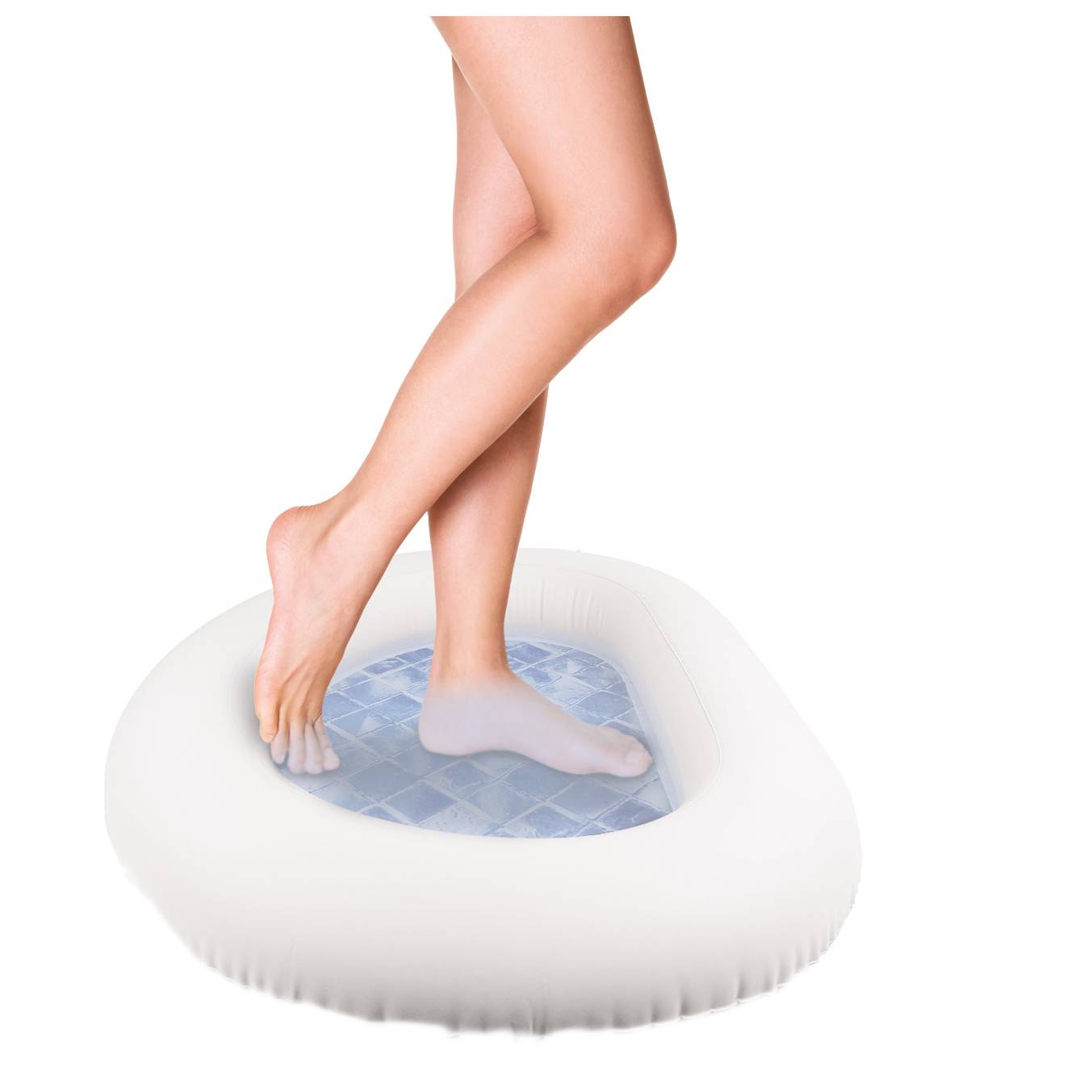 Happy People - Fußbecken, aufblasbar, (ca. 87x68x14 cm) für SPA-Pool Zubehör hygienisch Fußbad Becken