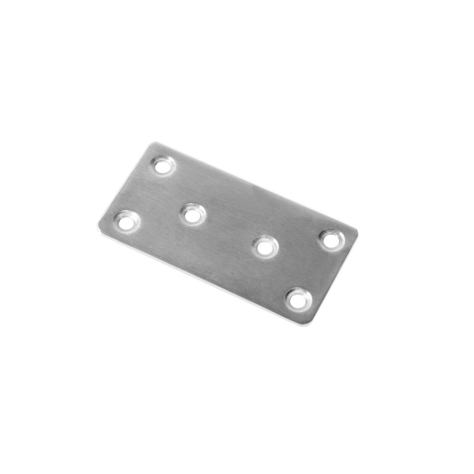 Edelstahl Lochblech Blech Lochplatte Holzverbinder Flachverbinder Verbinder 80x40mm