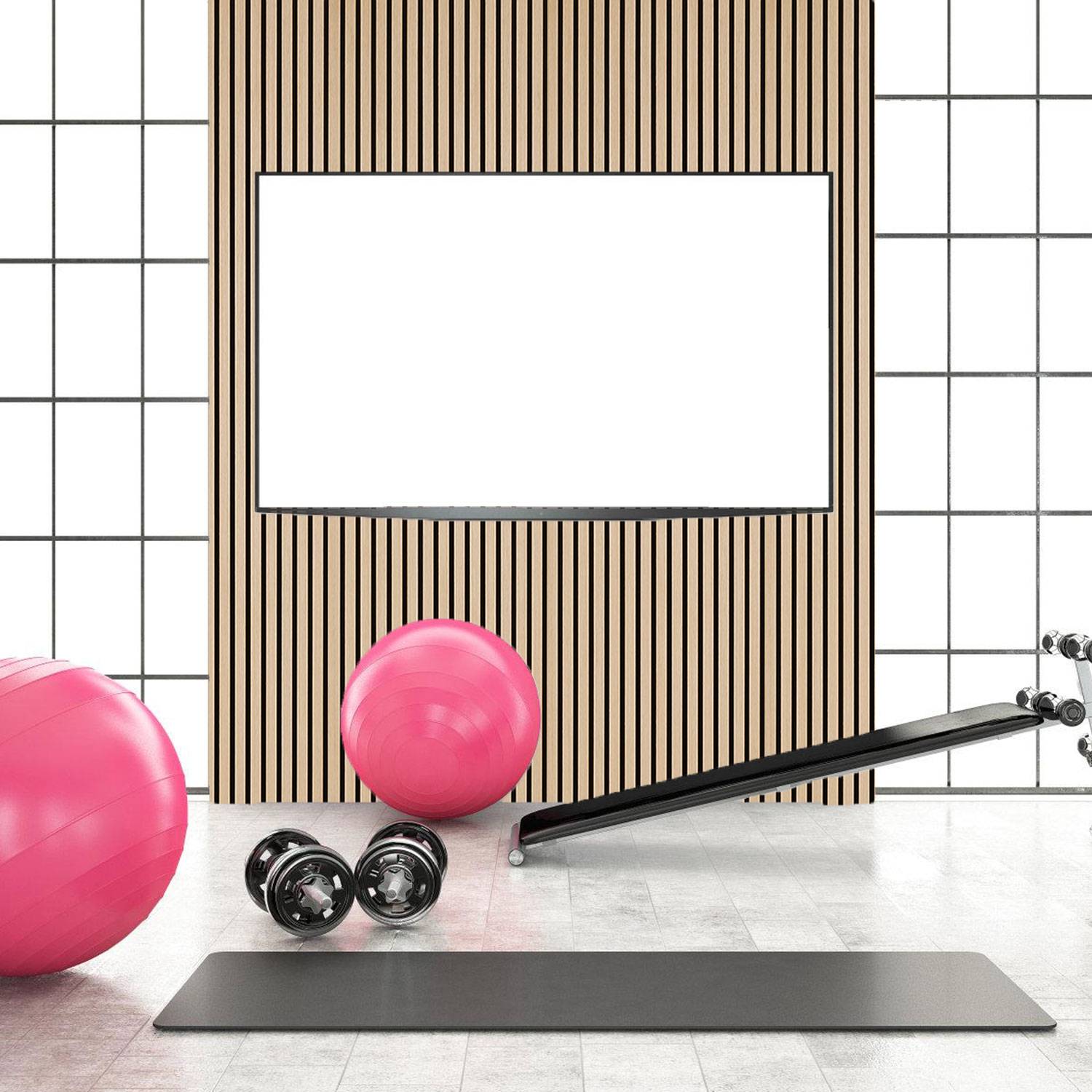 Akustikpaneel Wandpaneel Moderne Wandpaneele Akustik HolzwandHolz 1 Paneele MDF Wandpaneele 120x60x2.1cm Eichenholz