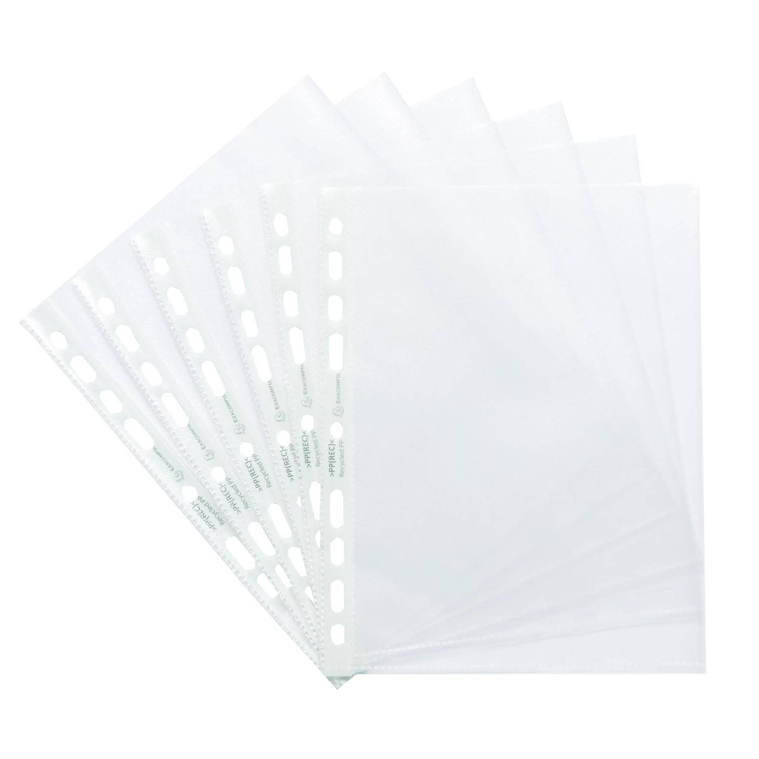 Exacompta 10x 50er Prospekthüllen RC-PP 60, für A5 - Transluzent - 51100E