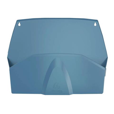 Exacompta 3x Wandprospekthalter 1 Fach, 72x382x289 mm - Blaugrau - 61170D