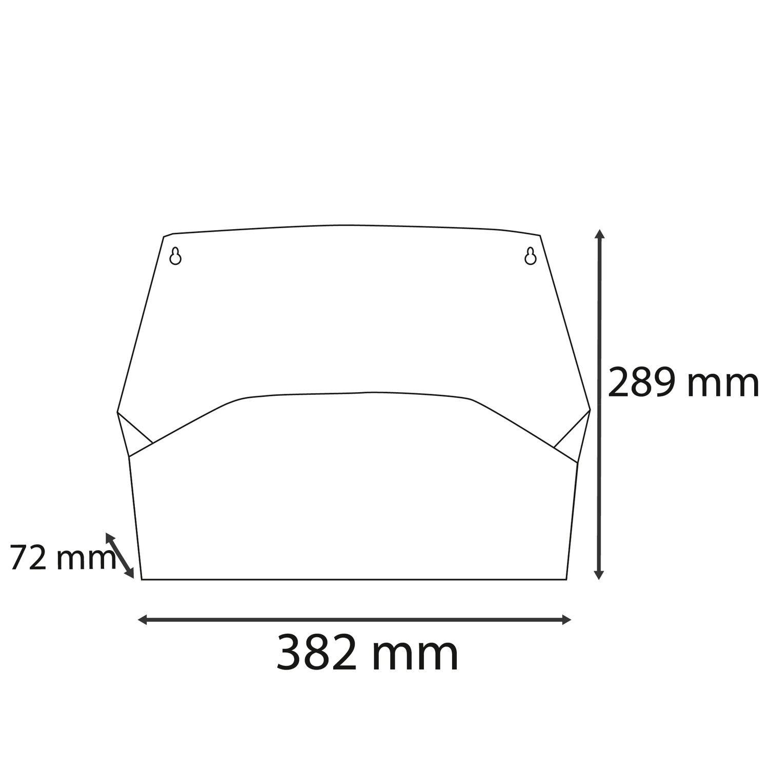 Exacompta 3x Wandprospekthalter 1 Fach, 72x382x289 mm - Salbeigrün - 61180D