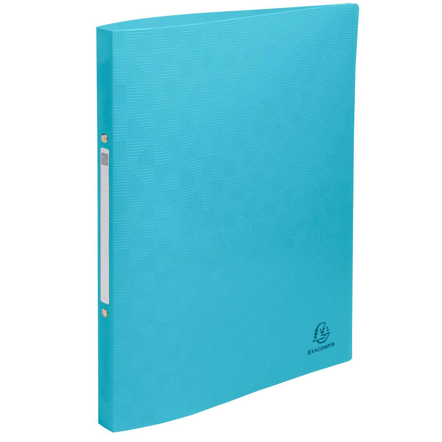 Exacompta 20x Ringbuch 2 Ringe 15mm, Recycling-PP, Pop'N Co - sortiert - 54910E