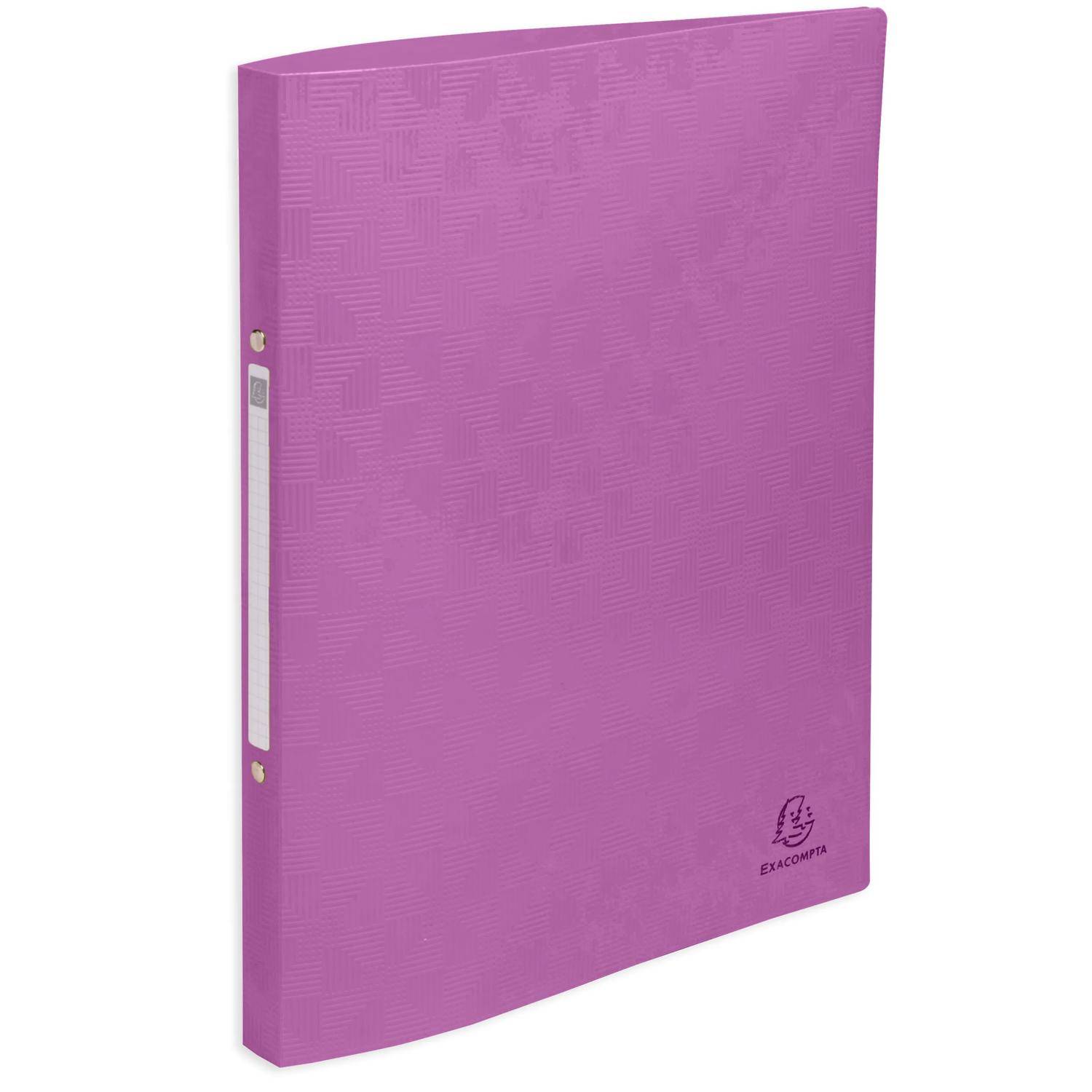 Exacompta 20x Ringbuch 2 Ringe 15mm, Recycling-PP, Pop'N Co - sortiert - 54910E