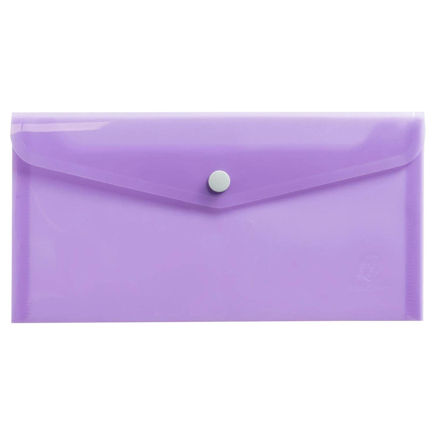 Exacompta 28x Hüllen mit Druckknopf, PP 200, DL, - sortiert - 35420E