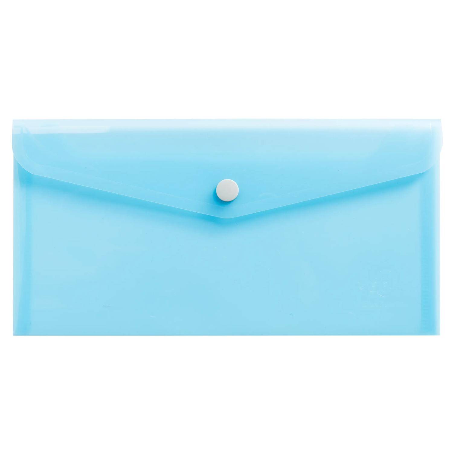 Exacompta 28x Hüllen mit Druckknopf, PP 200, DL, - sortiert - 35420E