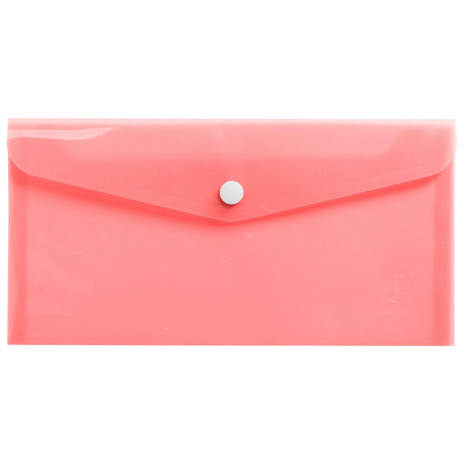 Exacompta 28x Hüllen mit Druckknopf, PP 200, DL, - sortiert - 35420E