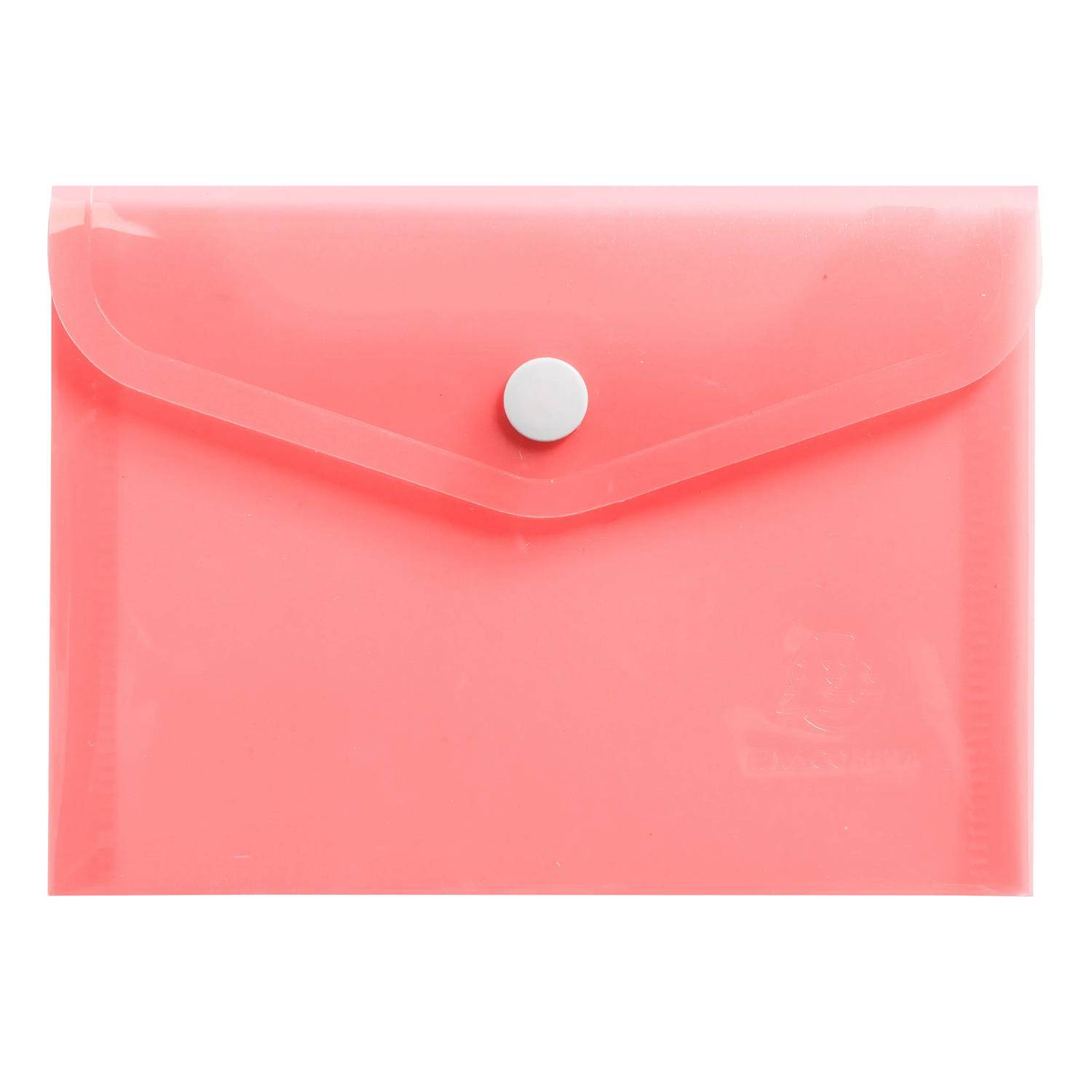 Exacompta 28x Hüllen mit Druckknopf, PP 200, B6, - sortiert - 35410E