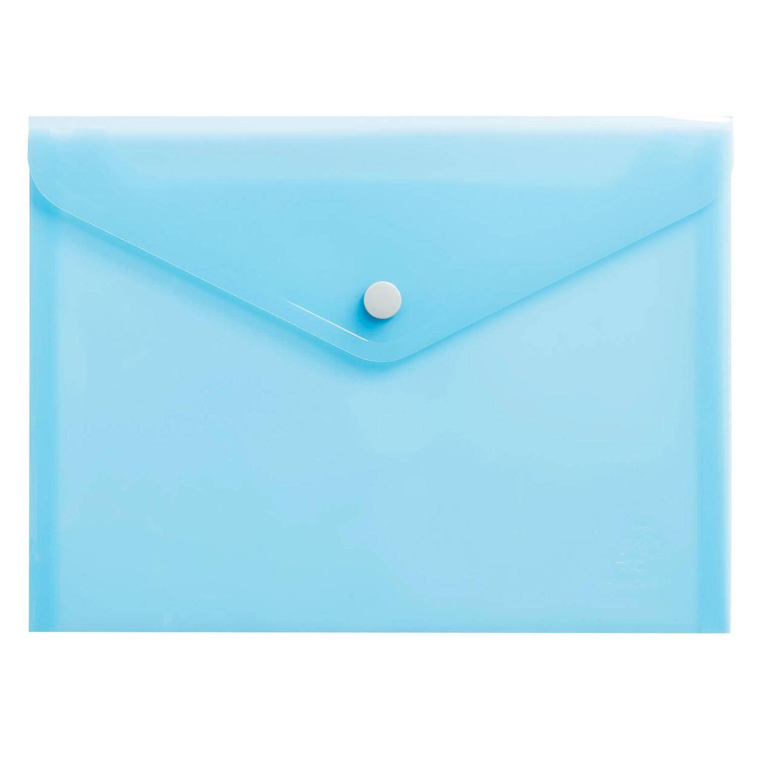 Exacompta 28x Hüllen mit Druckknopf, PP 200, A5, - sortiert - 35440E