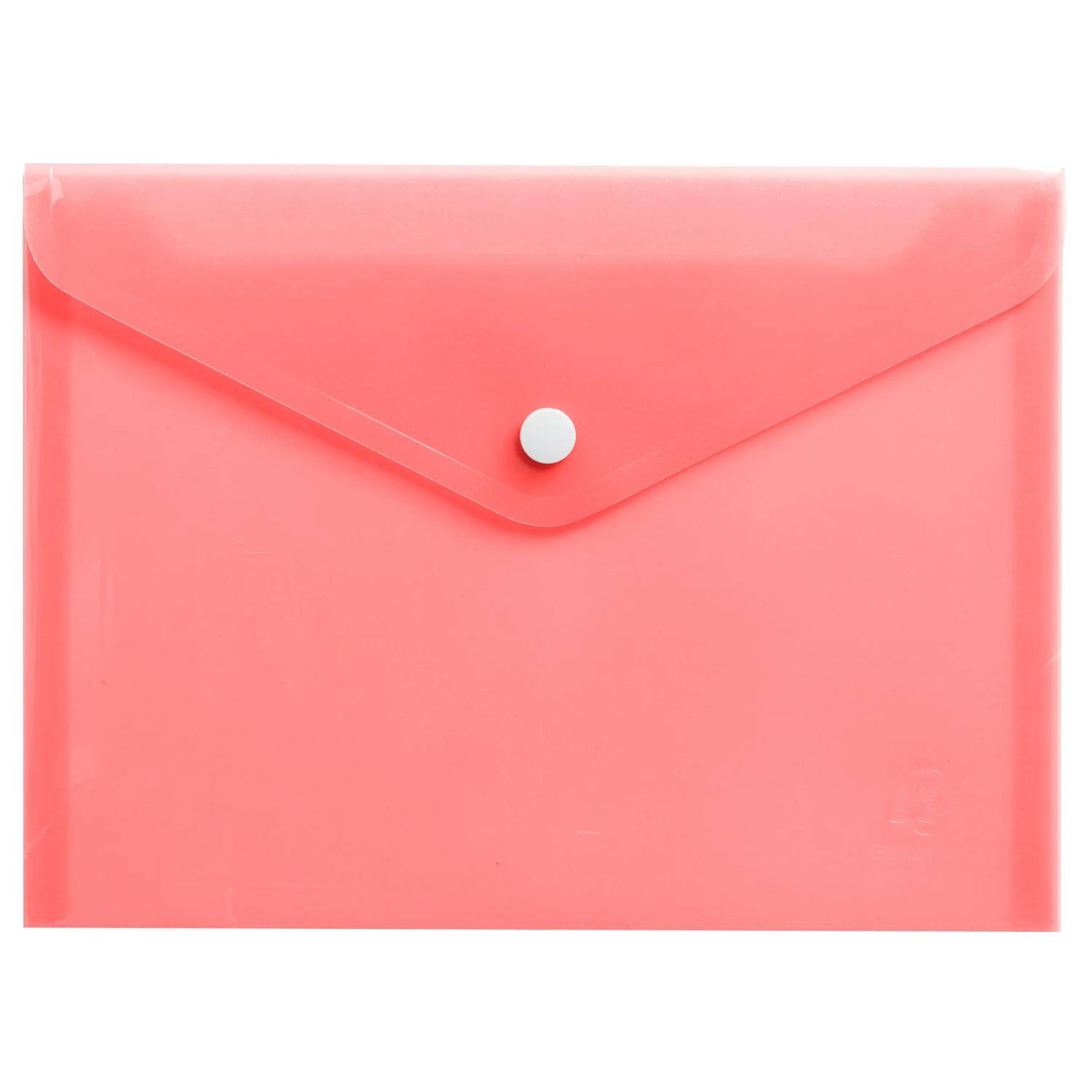 Exacompta 28x Hüllen mit Druckknopf, PP 200, A5, - sortiert - 35440E