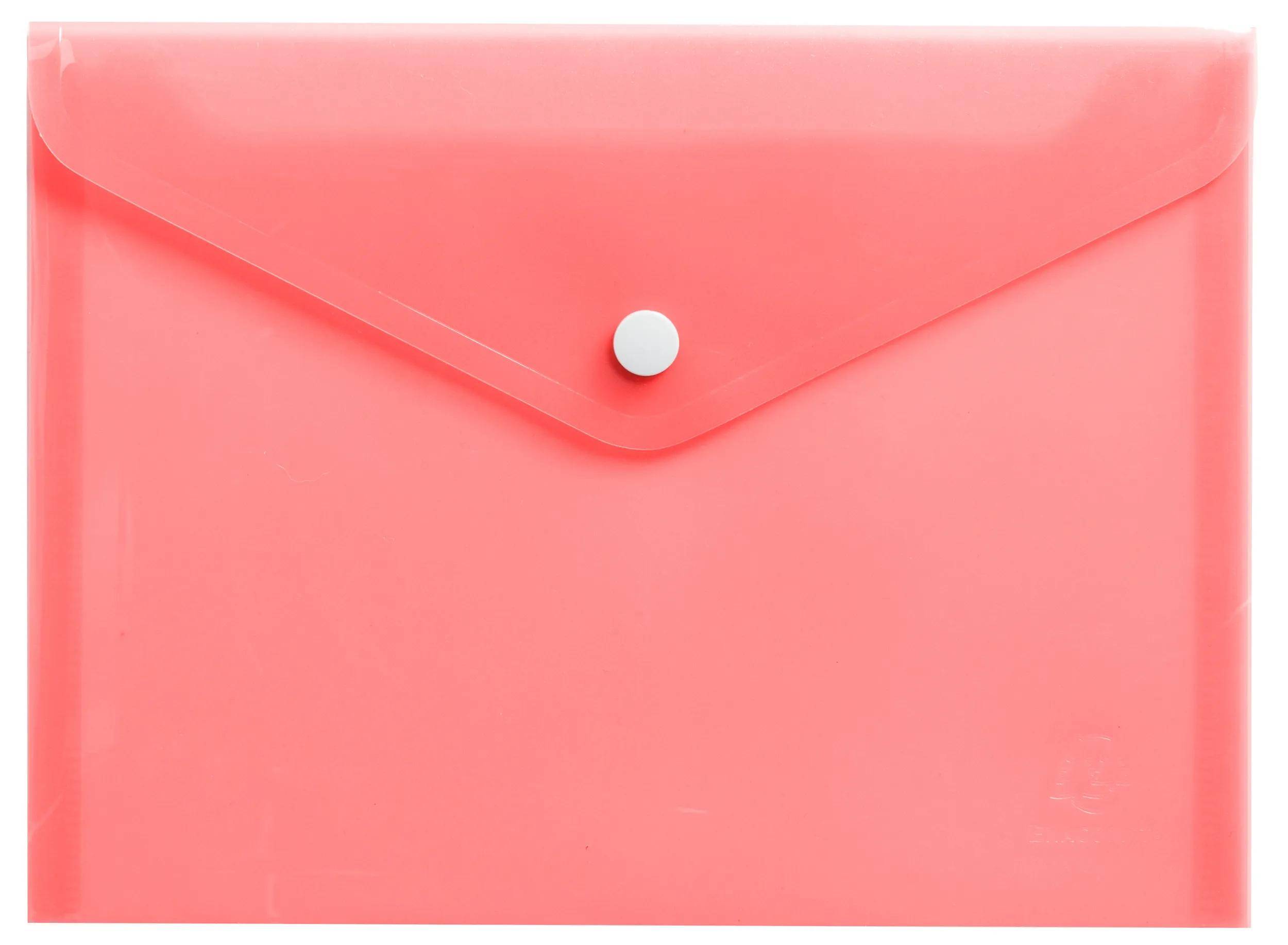 Exacompta 28x Hüllen mit Druckknopf, PP 200, A5, - sortiert - 35440E