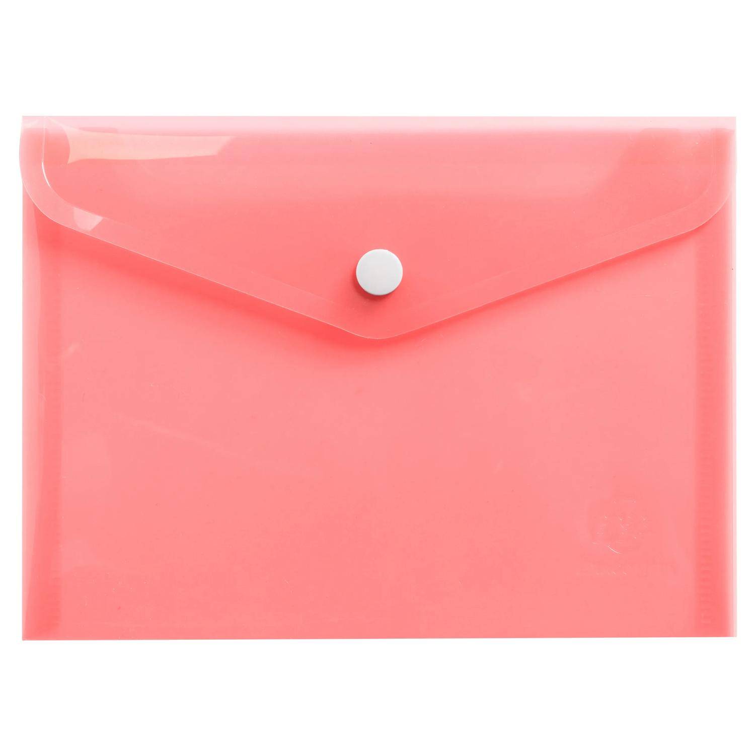 Exacompta 28x Hüllen mit Druckknopf, PP 200, B7, - sortiert - 35430E