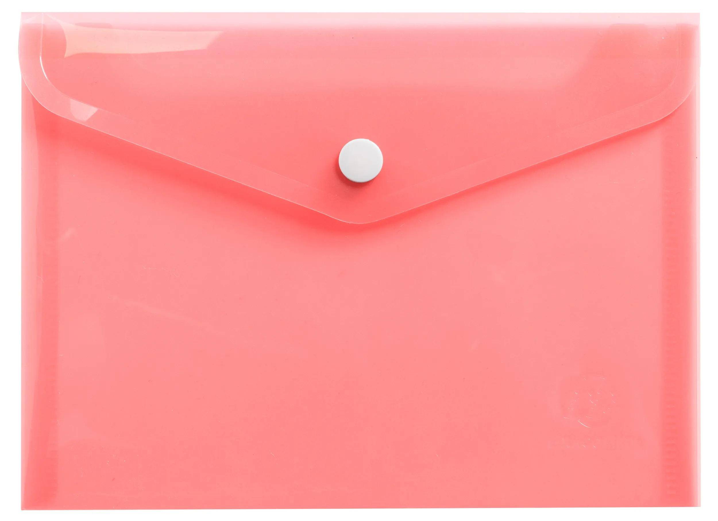 Exacompta 28x Hüllen mit Druckknopf, PP 200, B7, - sortiert - 35430E