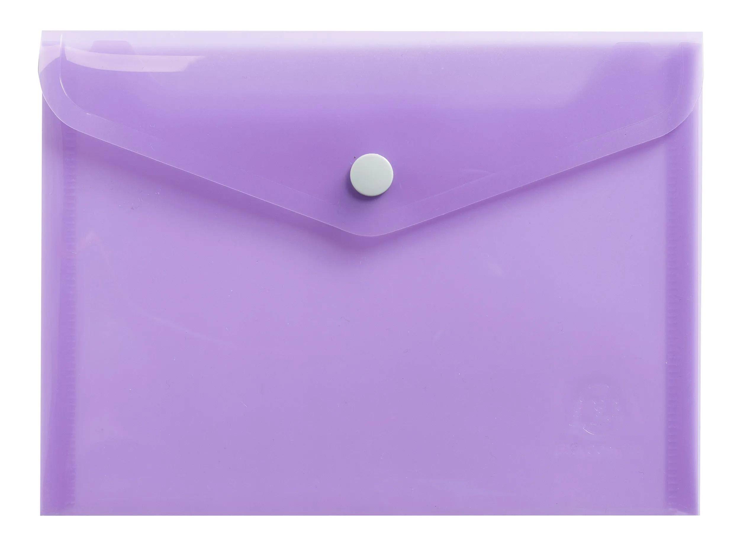 Exacompta 28x Hüllen mit Druckknopf, PP 200, B7, - sortiert - 35430E