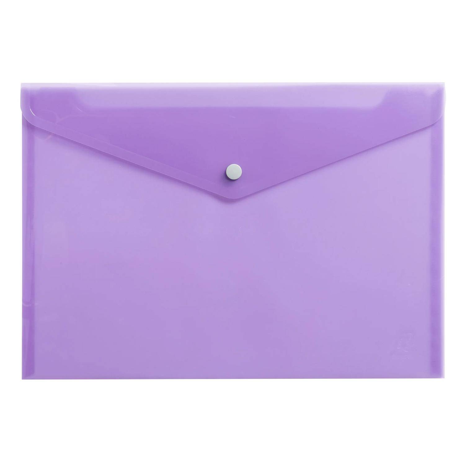 Exacompta 28x Hüllen mit Druckknopf, PP 200, A4, - sortiert - 35450E