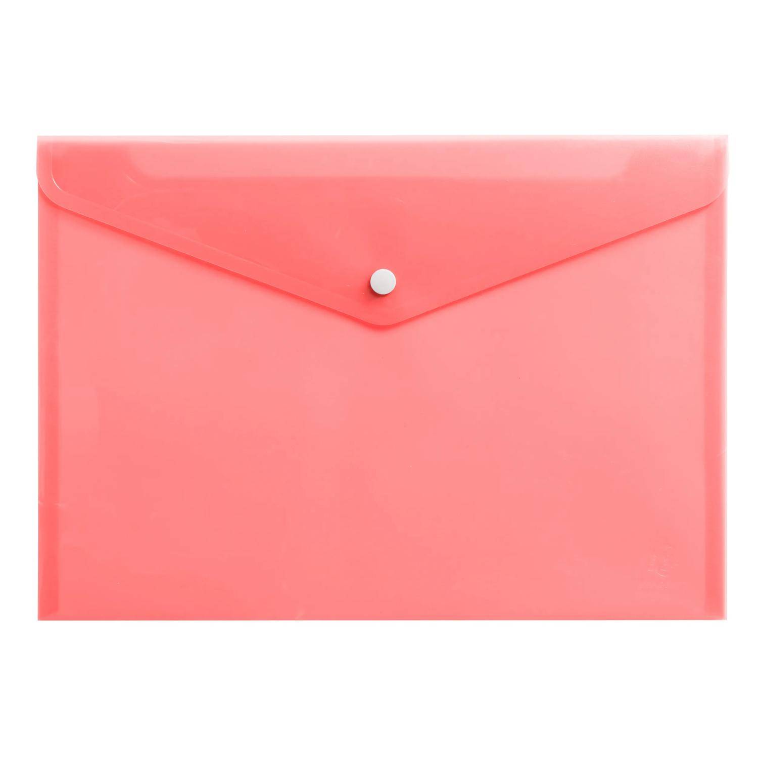 Exacompta 28x Hüllen mit Druckknopf, PP 200, A4, - sortiert - 35450E