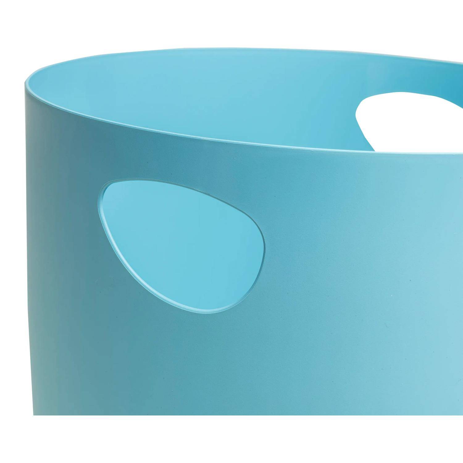 Exacompta 8x Papierkorb Ecobin, Kollektion Pop N'Co - Cyan - 45391D